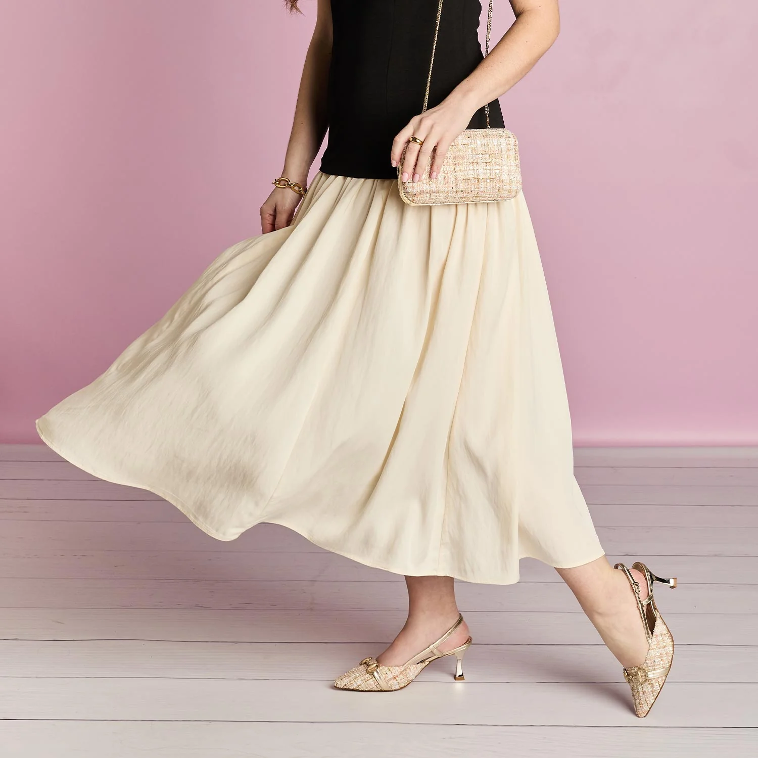 Addison: Metallic Tweed & Leather - Image 5