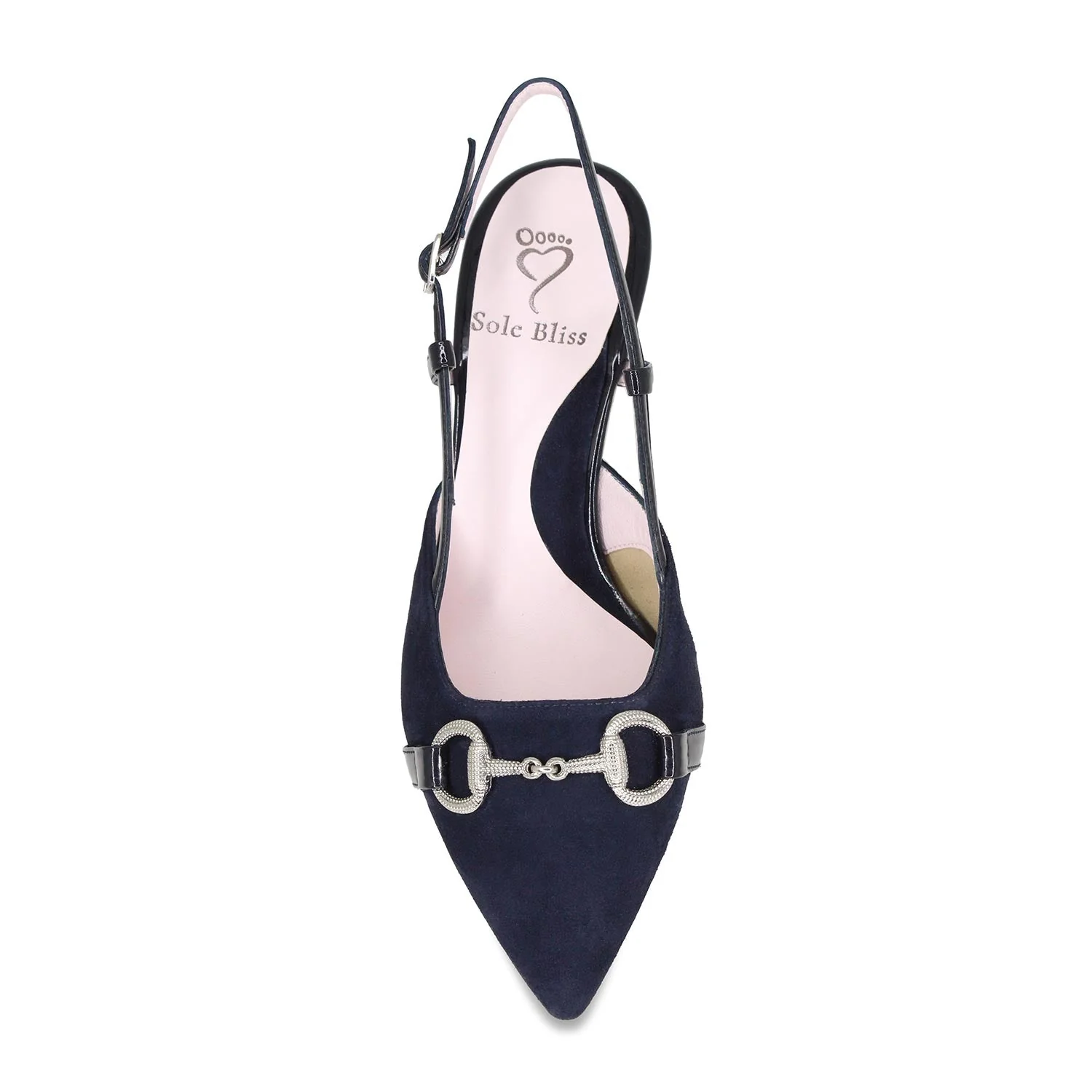 Addison: Navy Suede & Patent - Image 3