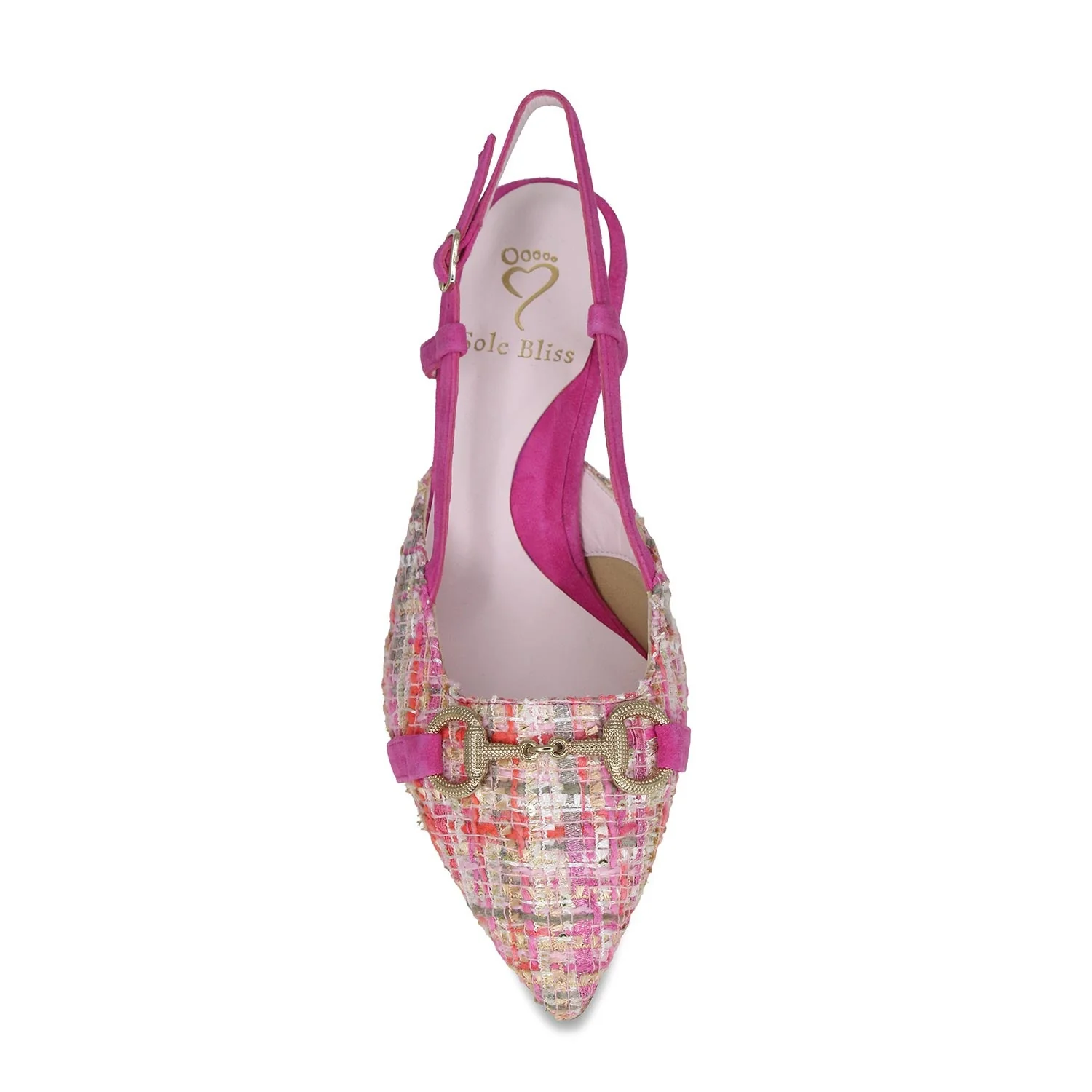 Addison: Pink Tweed & Suede - Image 3