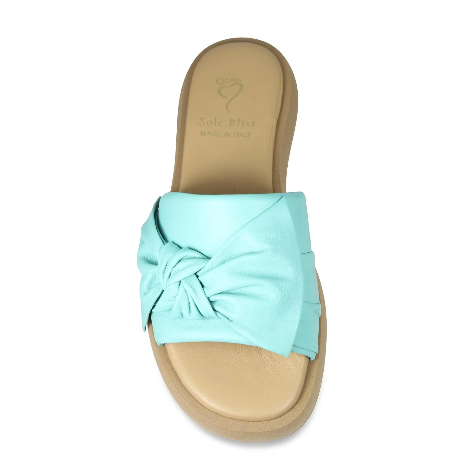 Bailey: Turquoise Leather - Image 4