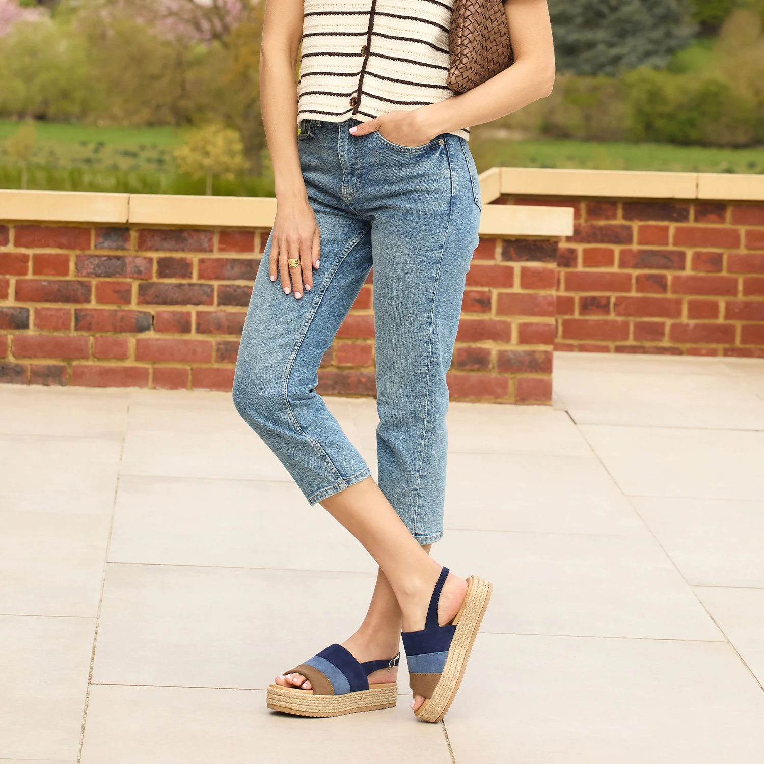 Bertie: Denim Suede Multi - Image 2