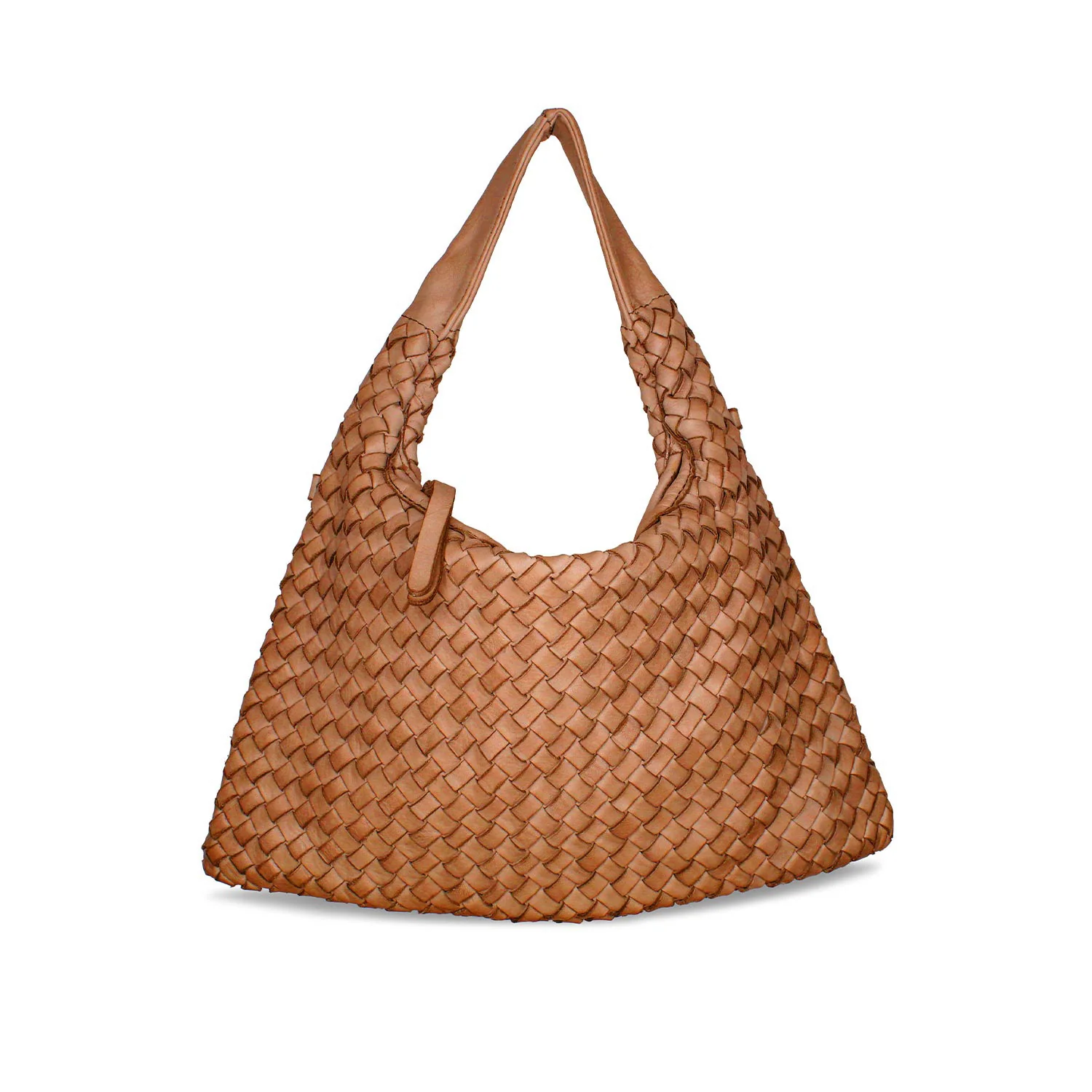 Bronte: Tan Weave Leather