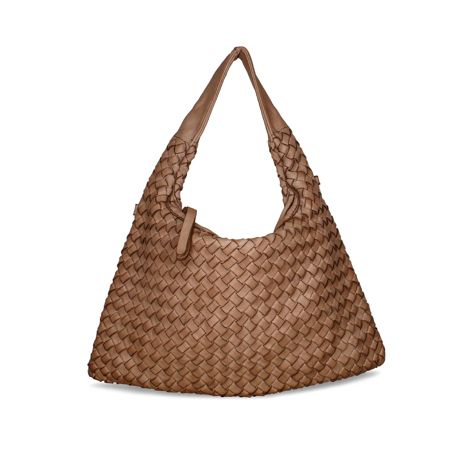 Bronte: Taupe Weave Leather