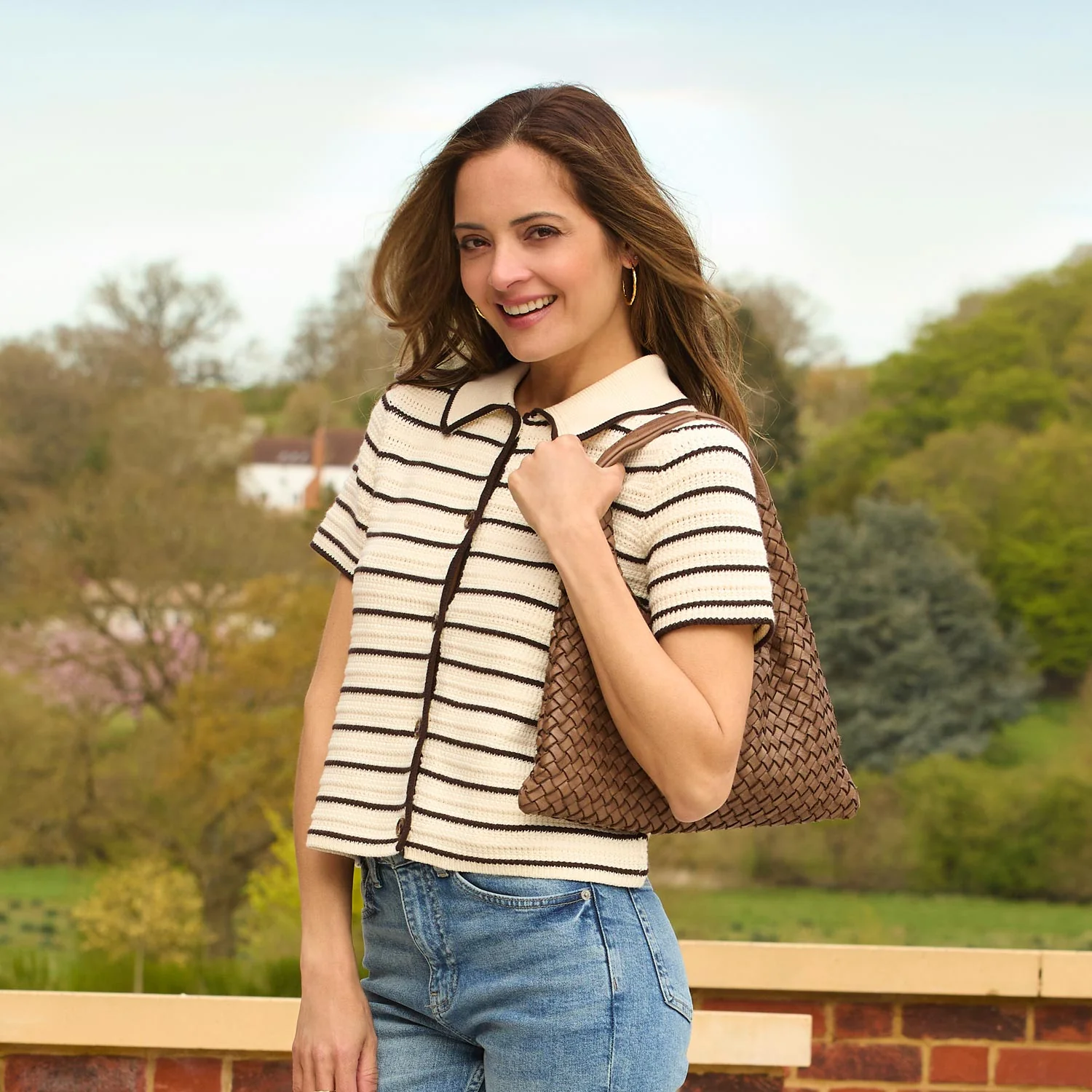 Bronte: Taupe Weave Leather - Image 2