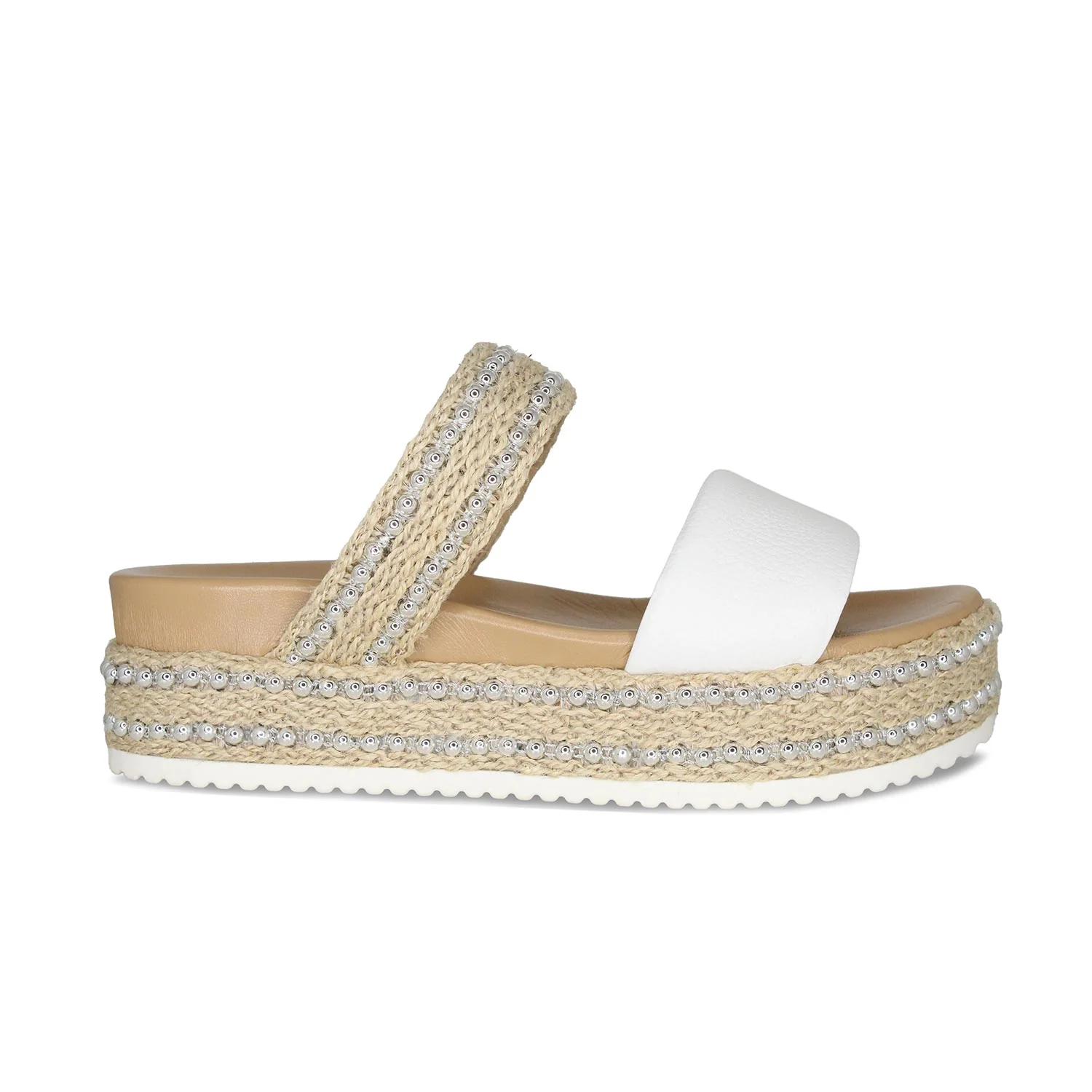 Brooke: White Leather