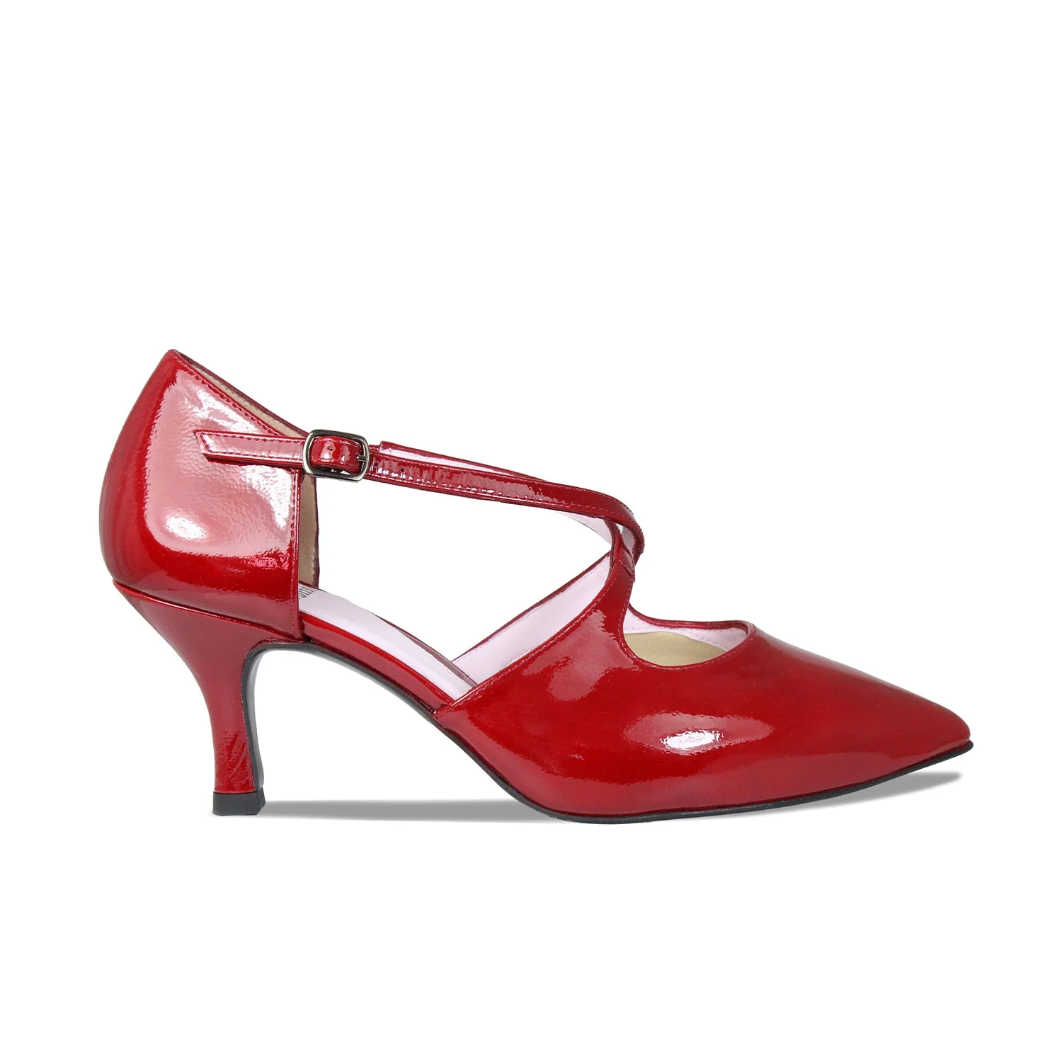 Cecilia: Deep Red Patent Leather