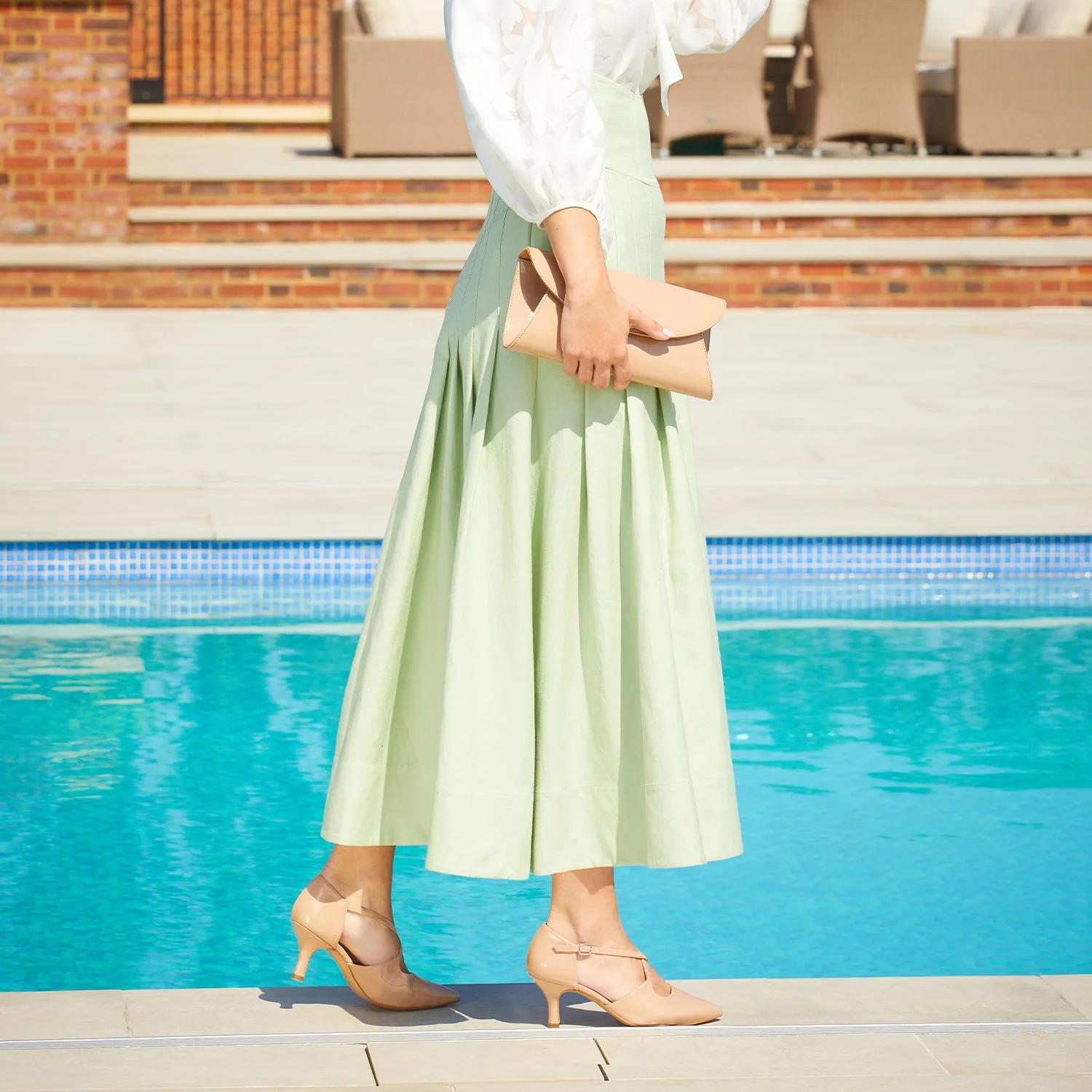 Cecilia: Nude Patent Leather - Image 2