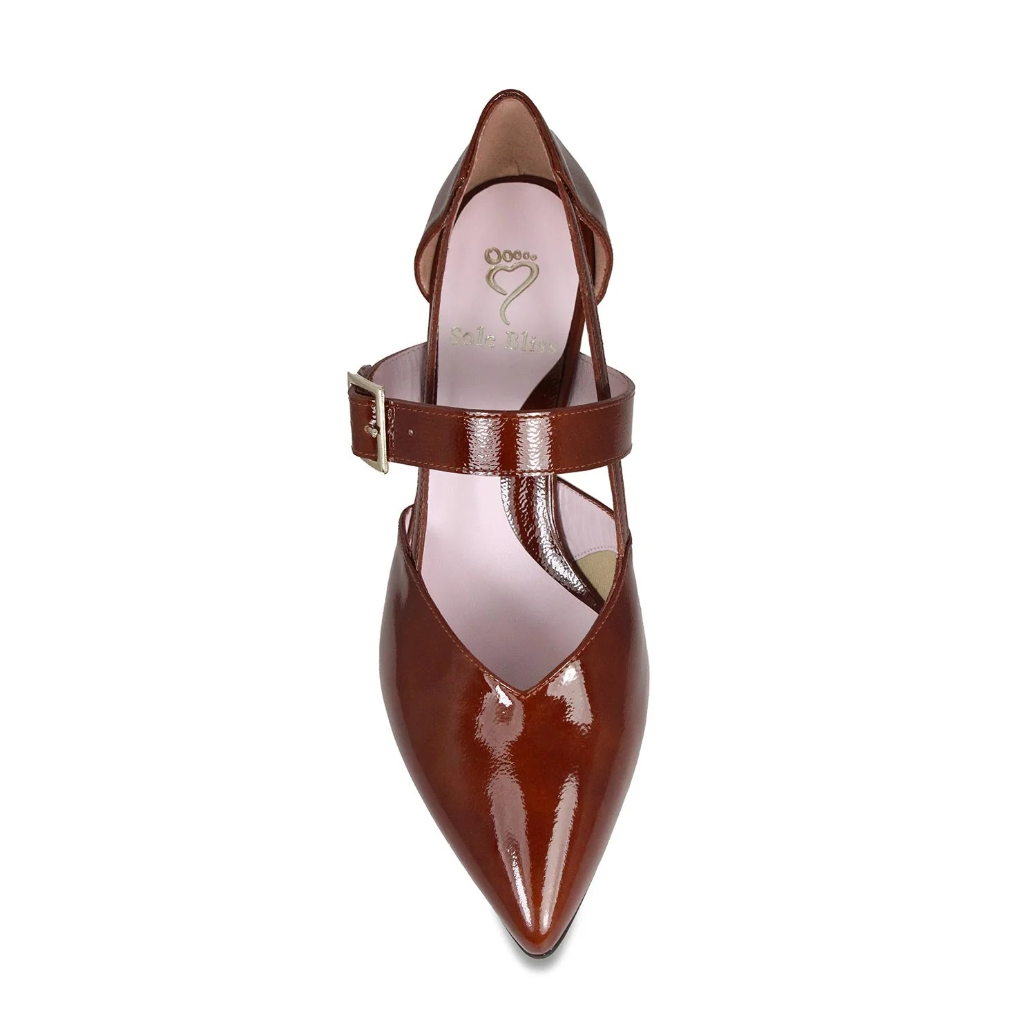 Chloe: Chestnut Patent Leather - Image 3