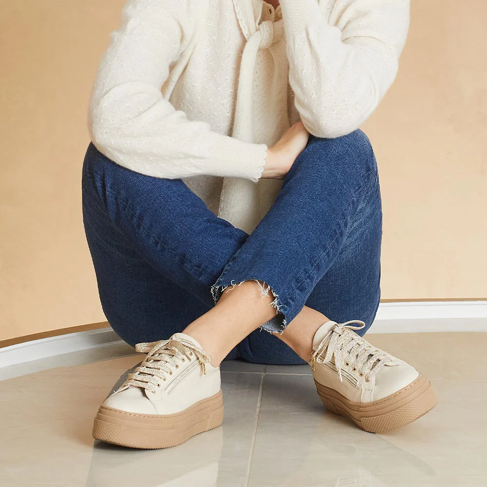 Diva: Cream Leather - Image 3