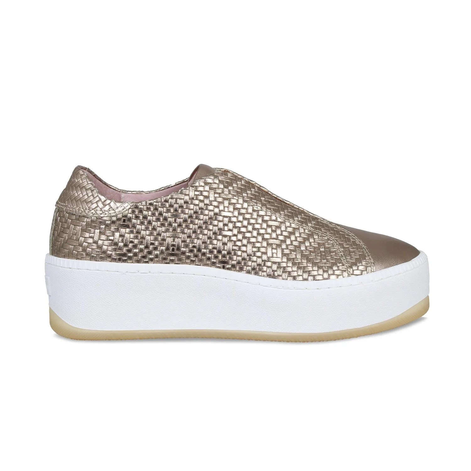 Drama: Metallic Weave Leather