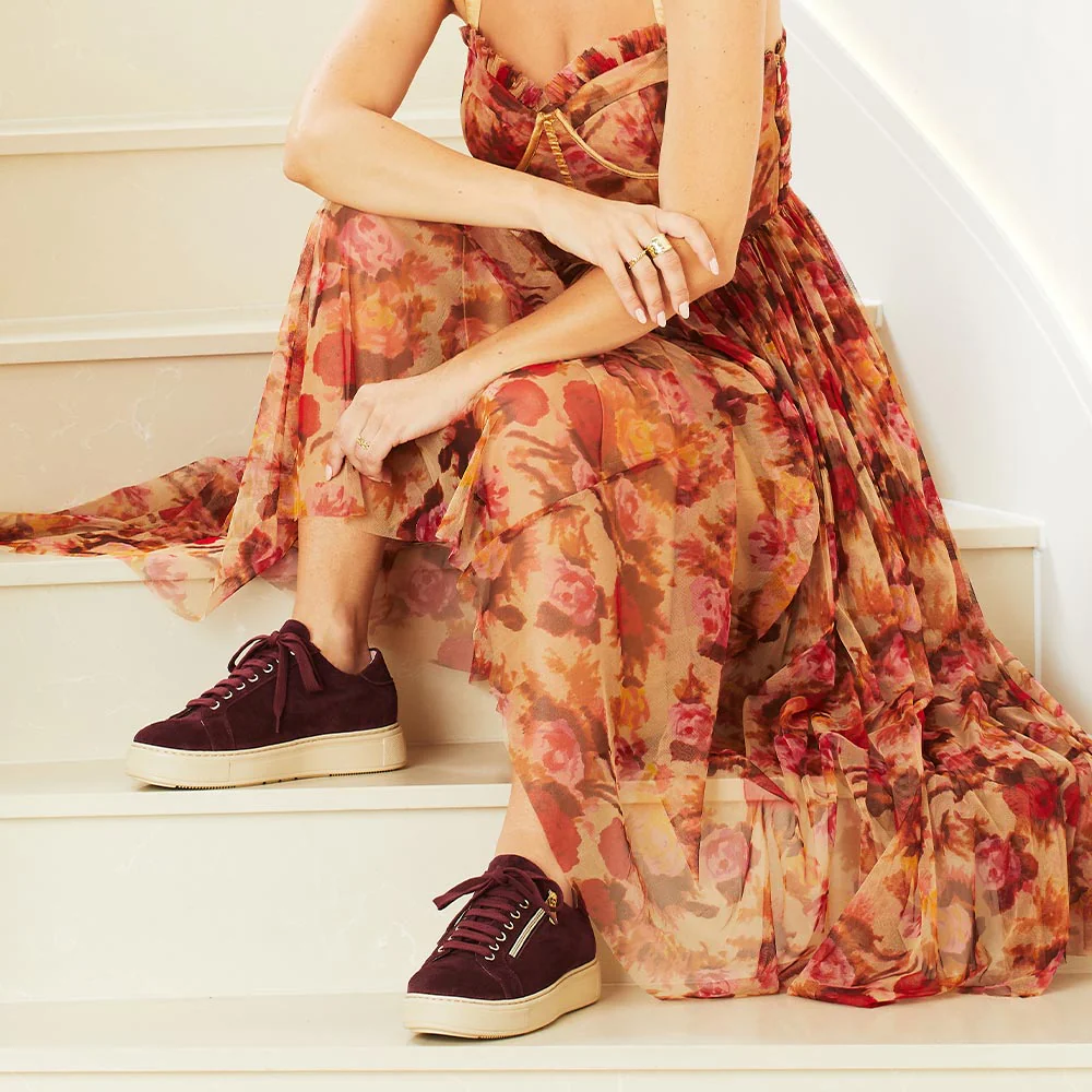 Feather: Bordeau Suede - Image 2