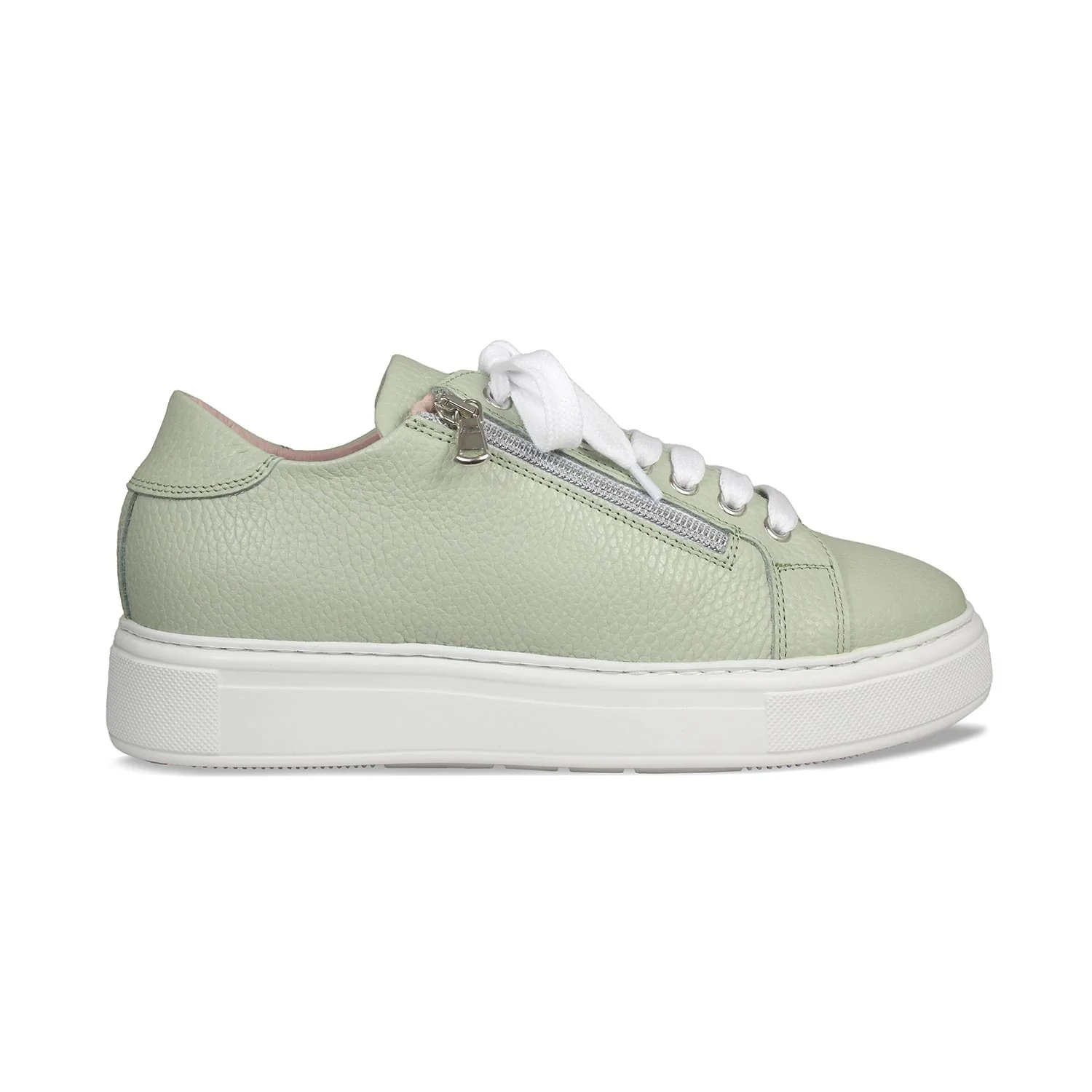 Feather: Mint Green Leather