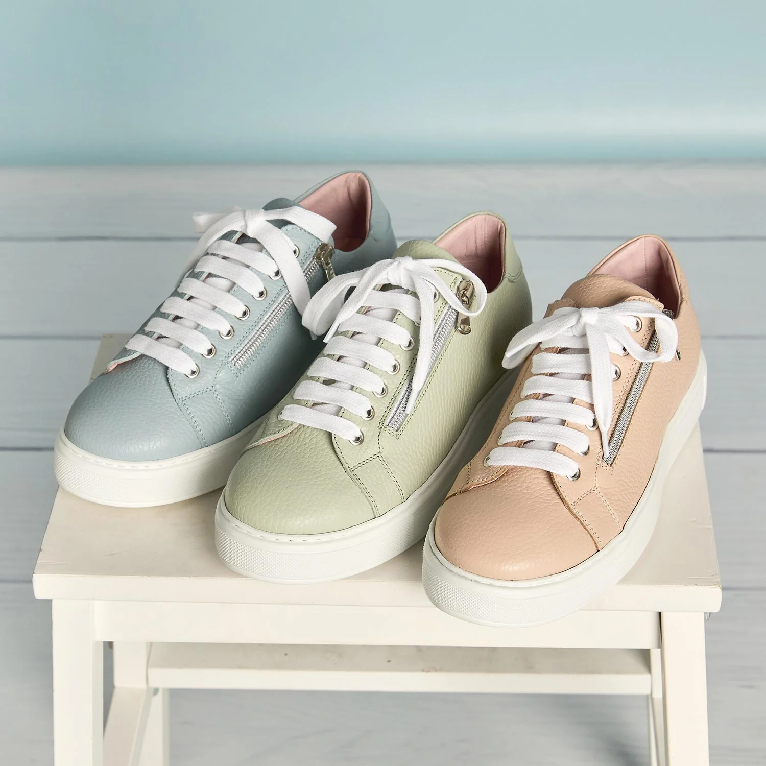 Feather: Mint Green Leather - Image 5