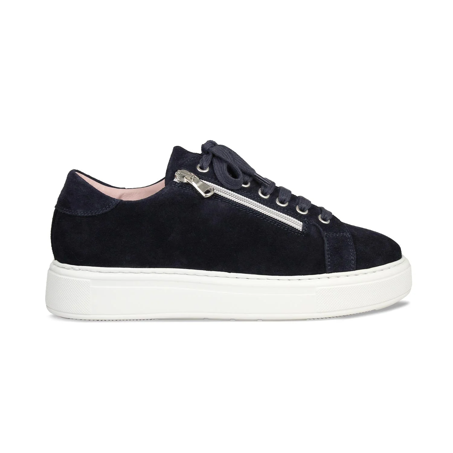Feather: Navy Suede
