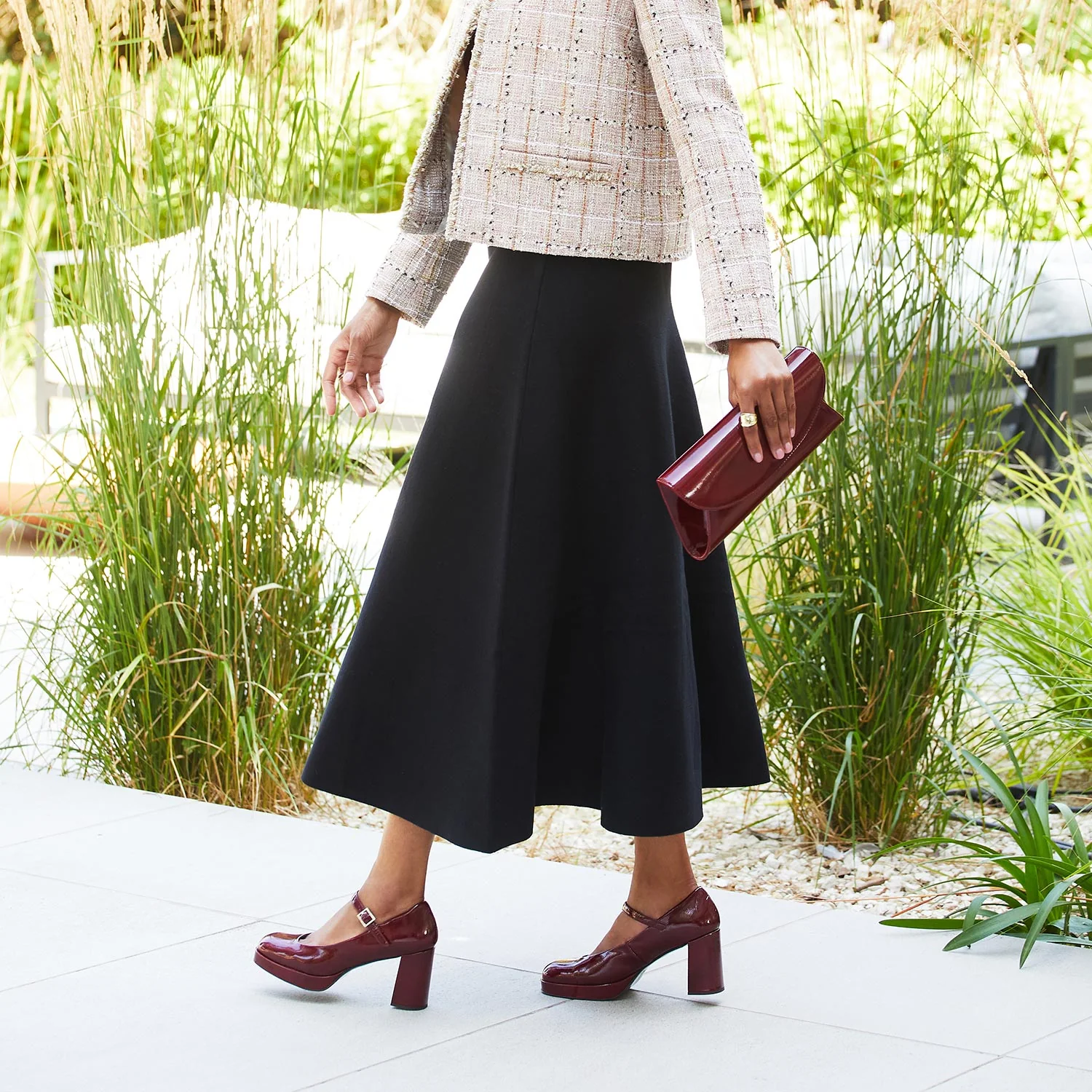 Gerri: Bordeau Patent Leather - Image 2