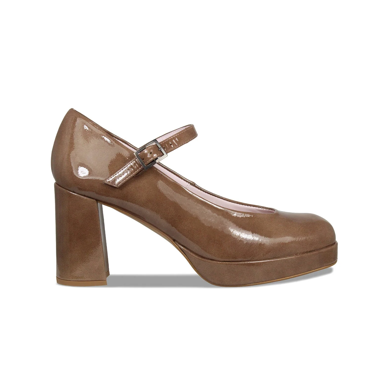 Gerri: Mocha Patent Leather