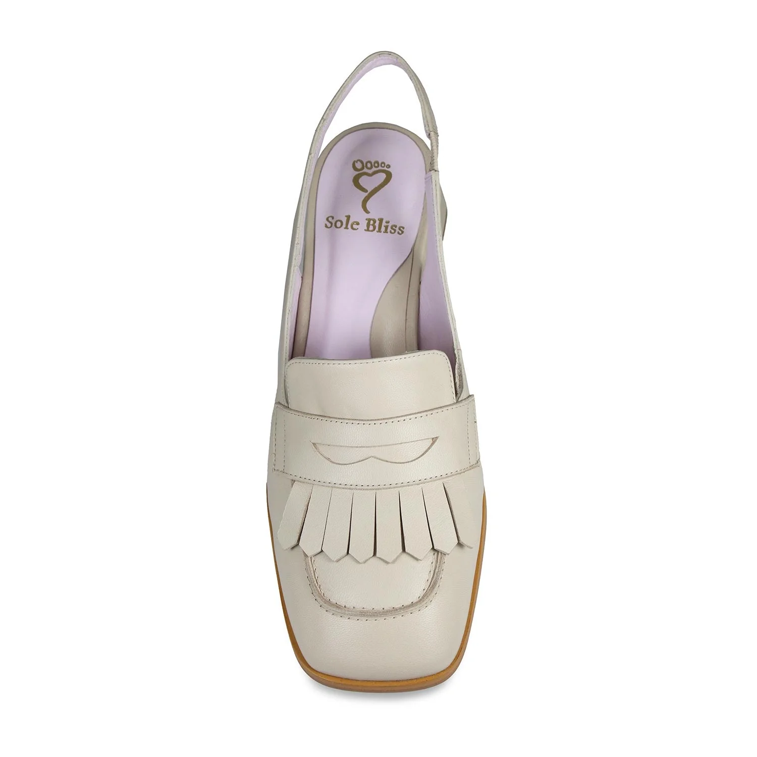 Gigi: Cream Leather - Image 3