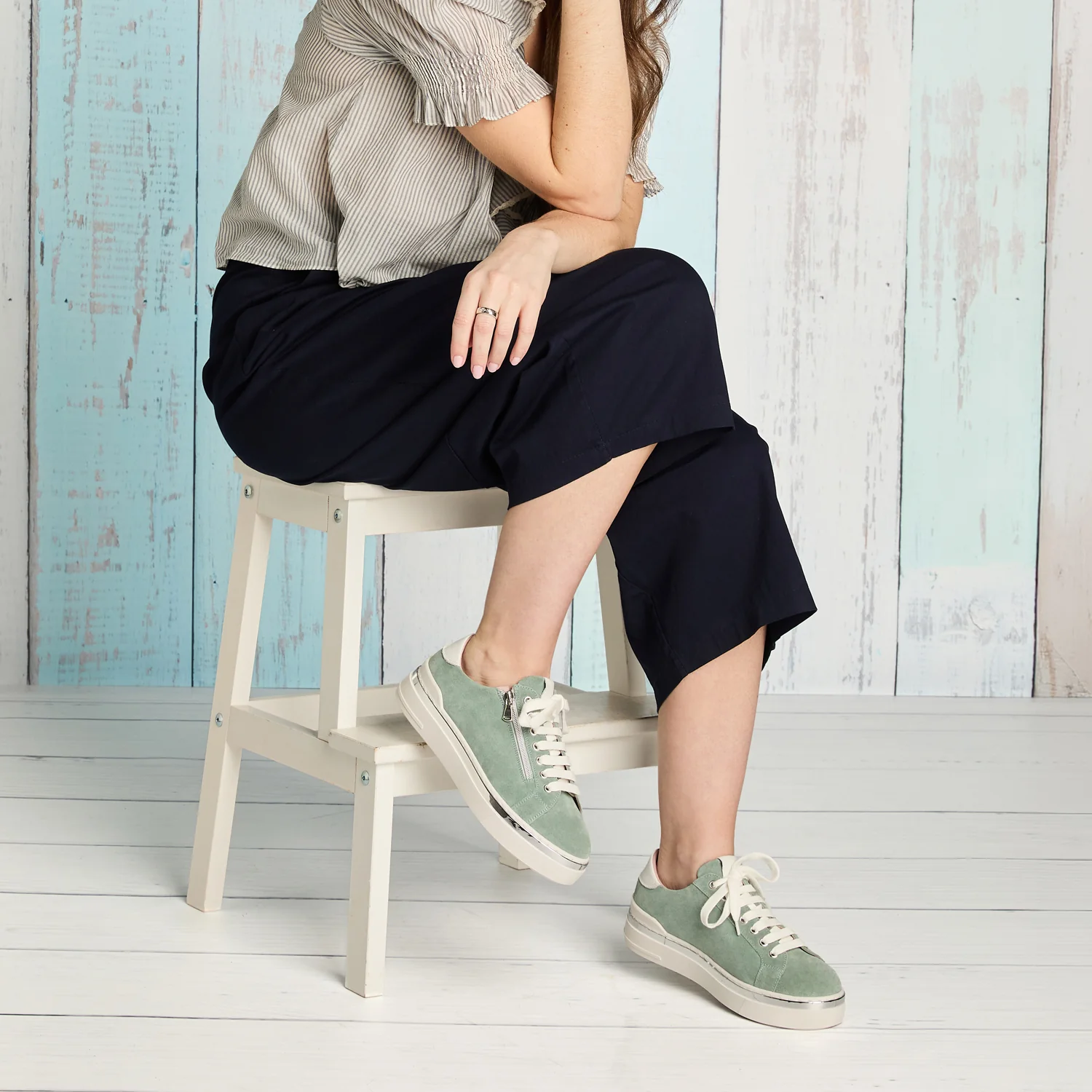 Glee: Sage Green Suede - Image 2