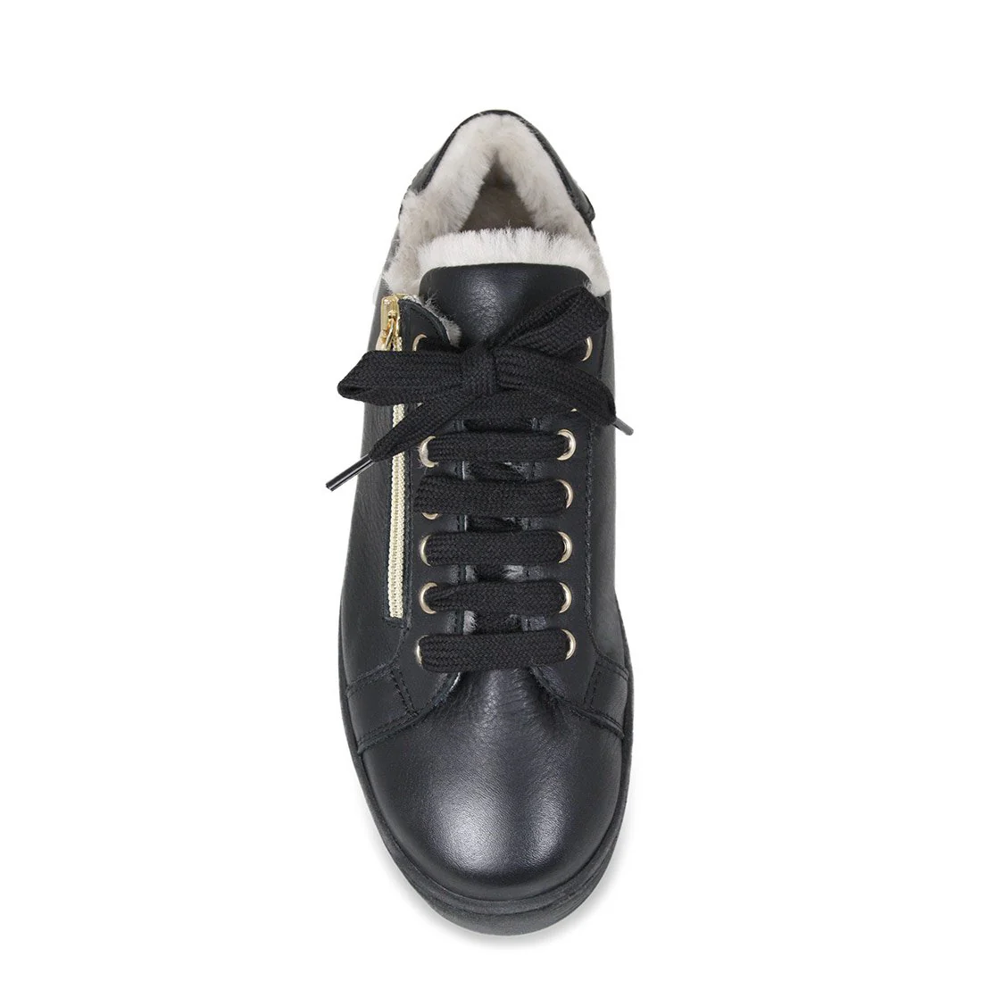 Halo: Black Leather & Shearling - Image 5