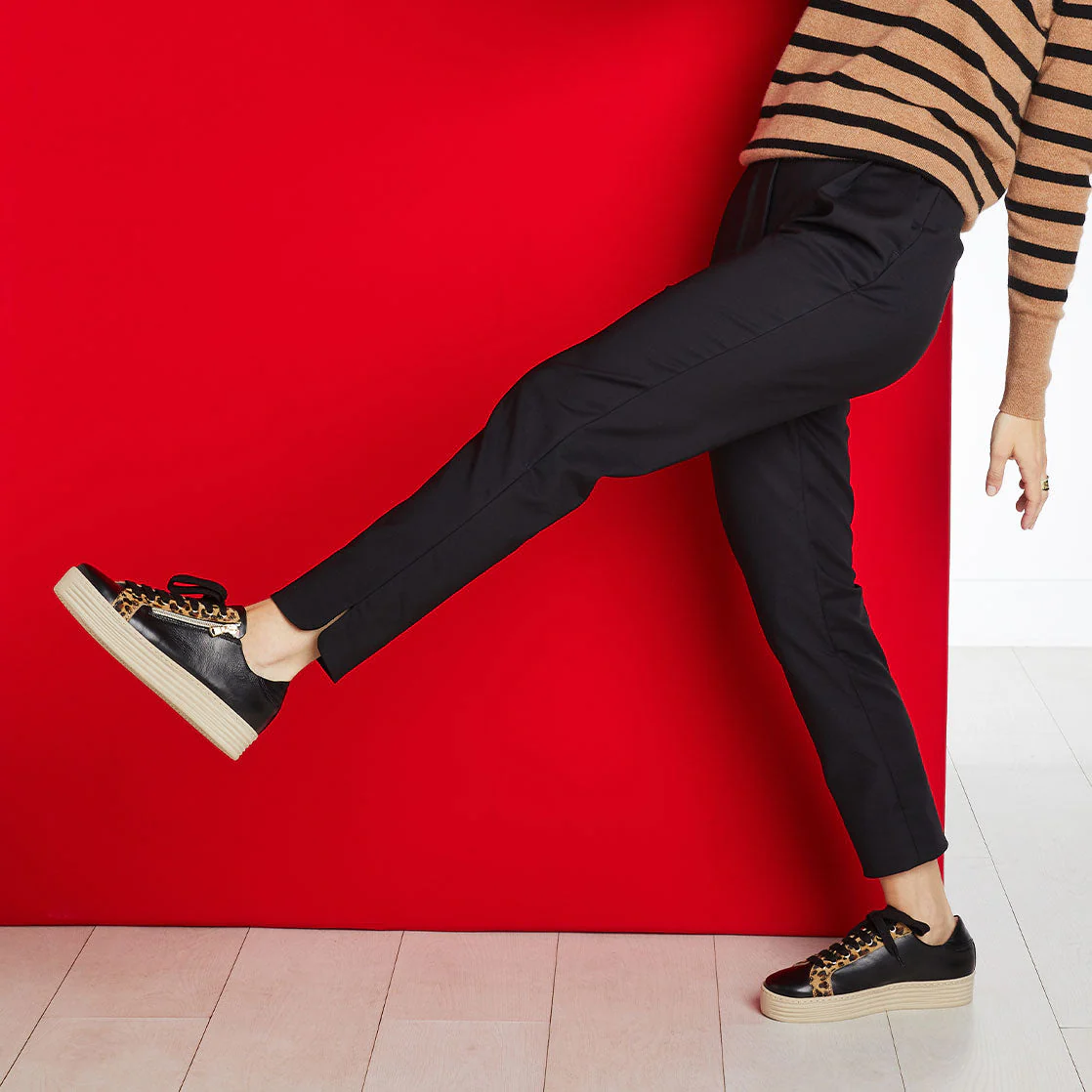 Hampton: Black Leather & Luxe Leopard - Image 7