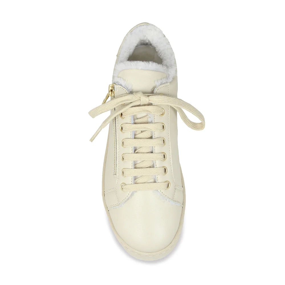 Honey: Cream Leather & Shearling - Image 4