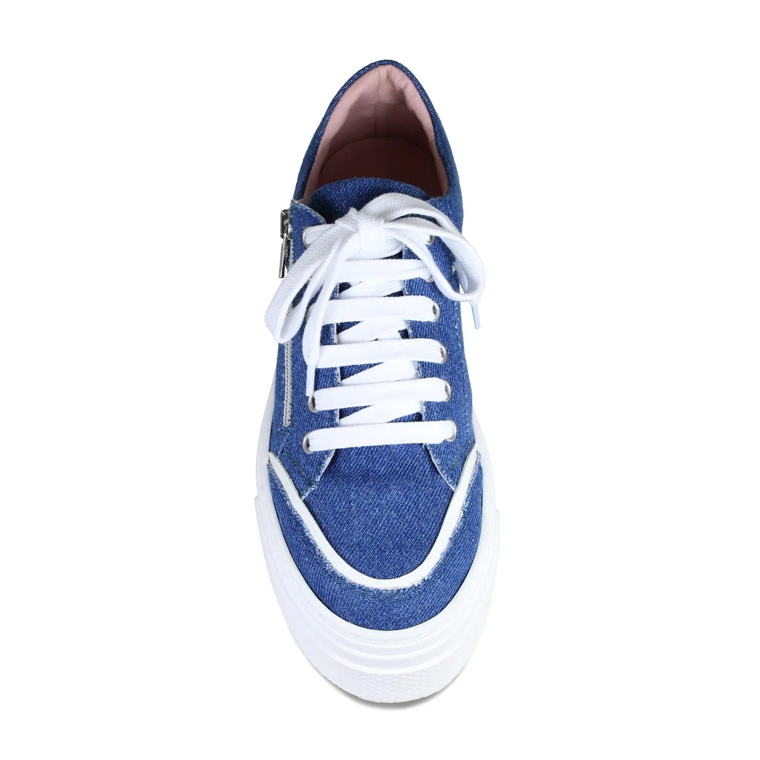 Jazz: Denim & White Leather - Image 3