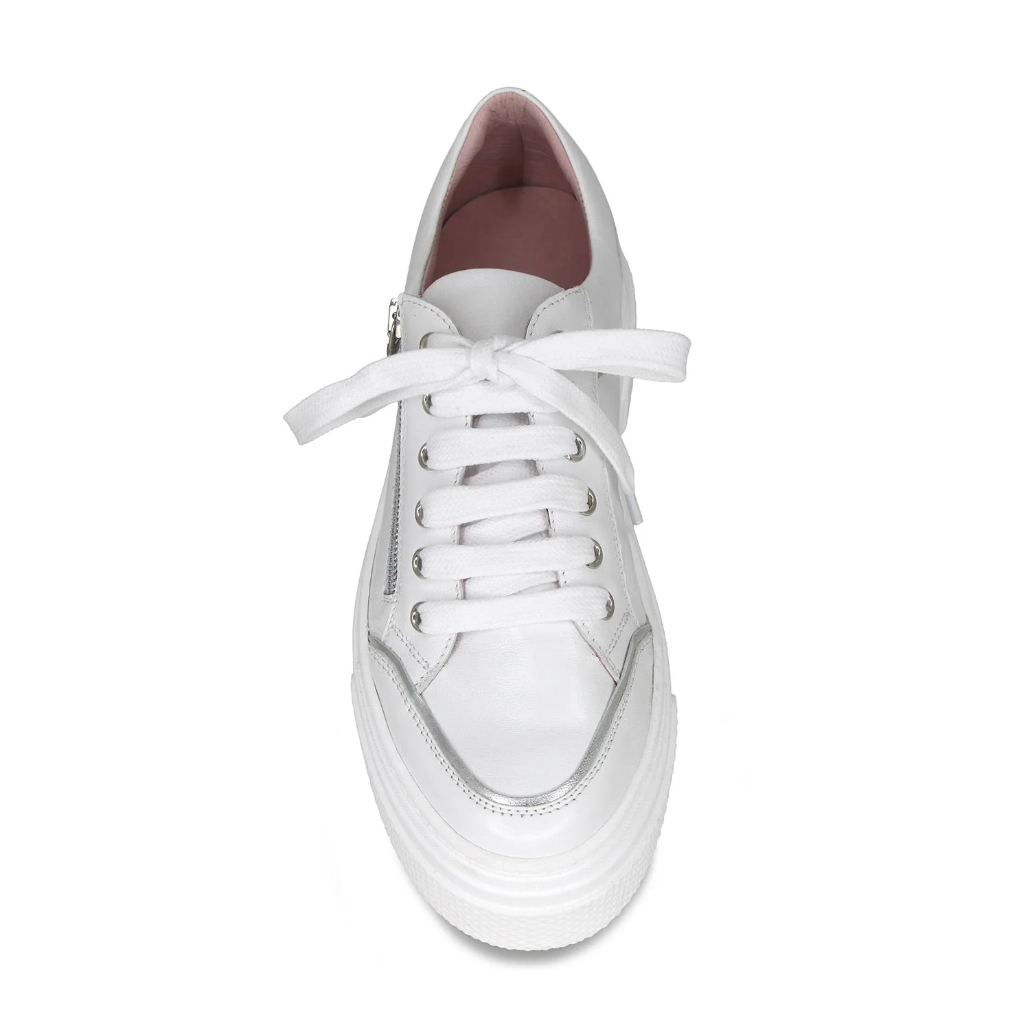 Jazz: White Leather & Silver - Image 4