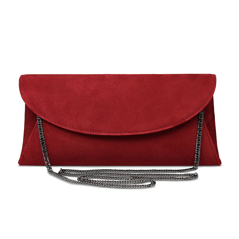 Jenna: Cherry Red Suede - Image 3