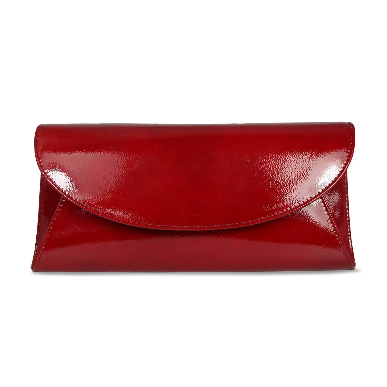Jenna: Deep Red Patent Leather