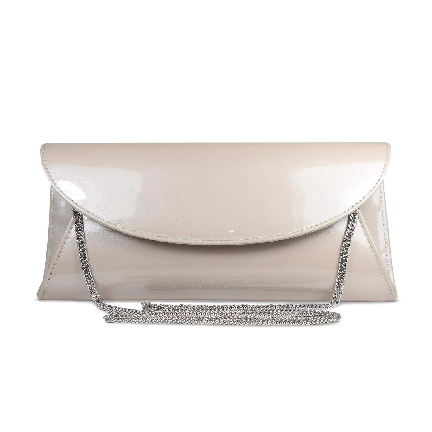 Jenna: Pale Taupe Patent Leather - Image 3