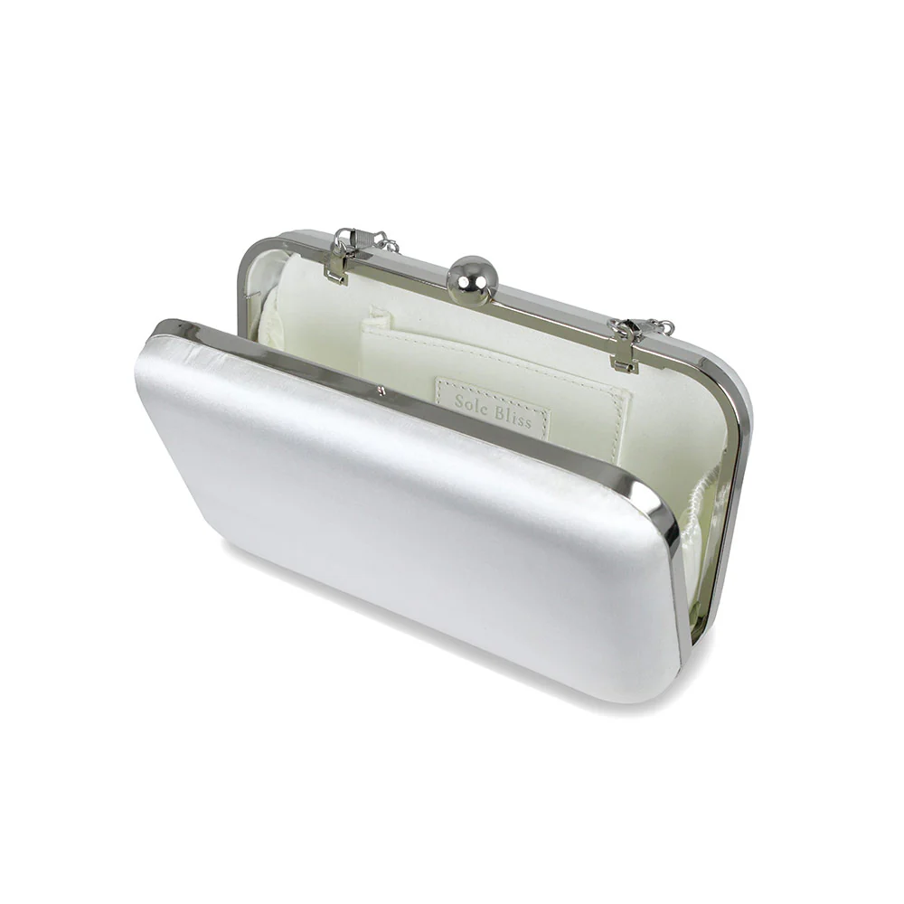 Jewel: White Satin & Silver - Image 3