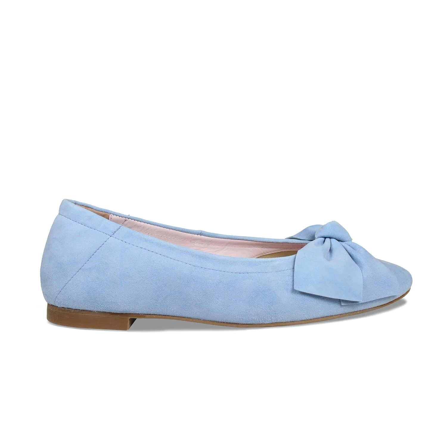 Lola: Pastel Blue Suede