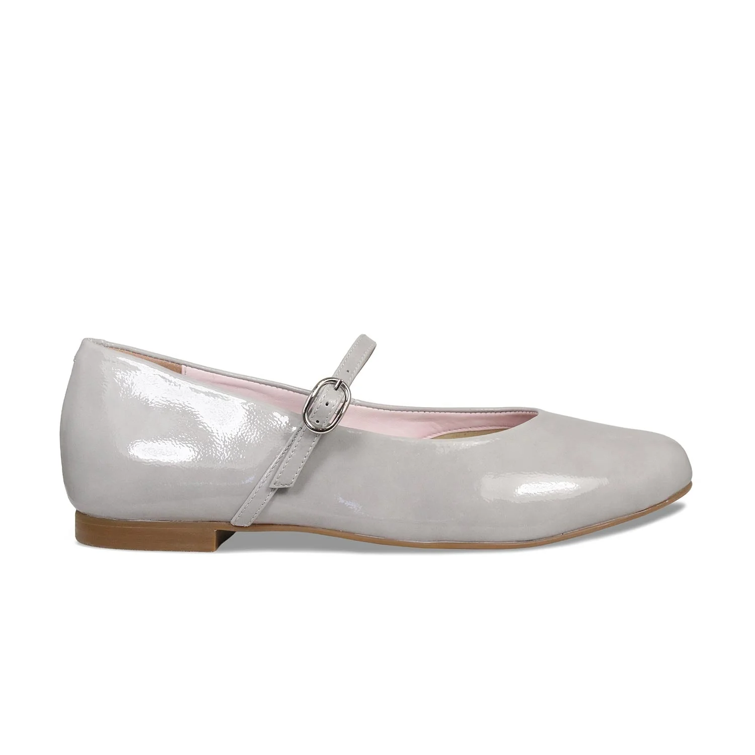 London: Pale Grey Patent Leather