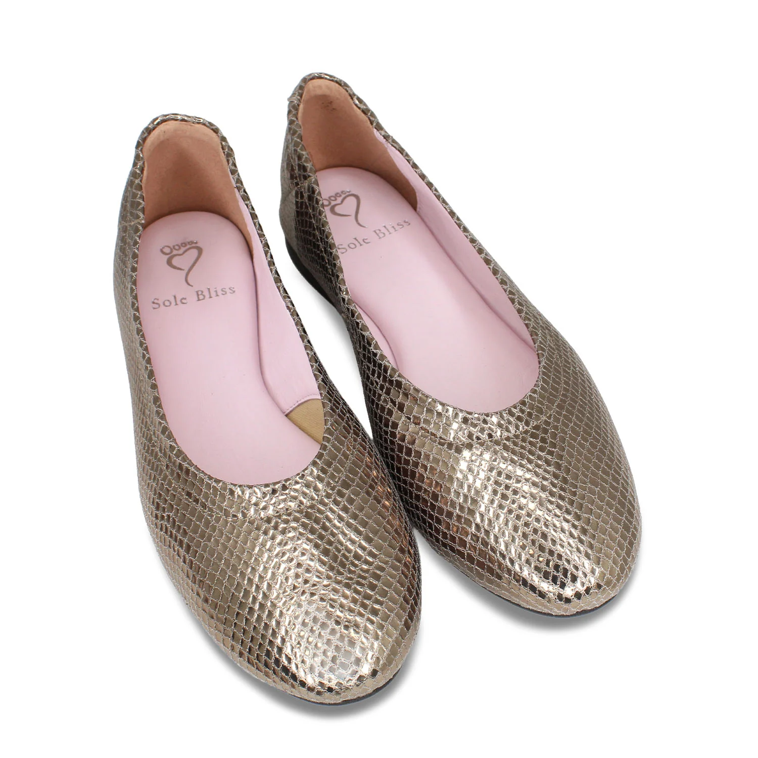 Luna: Bronze Snake Print Leather - Image 4