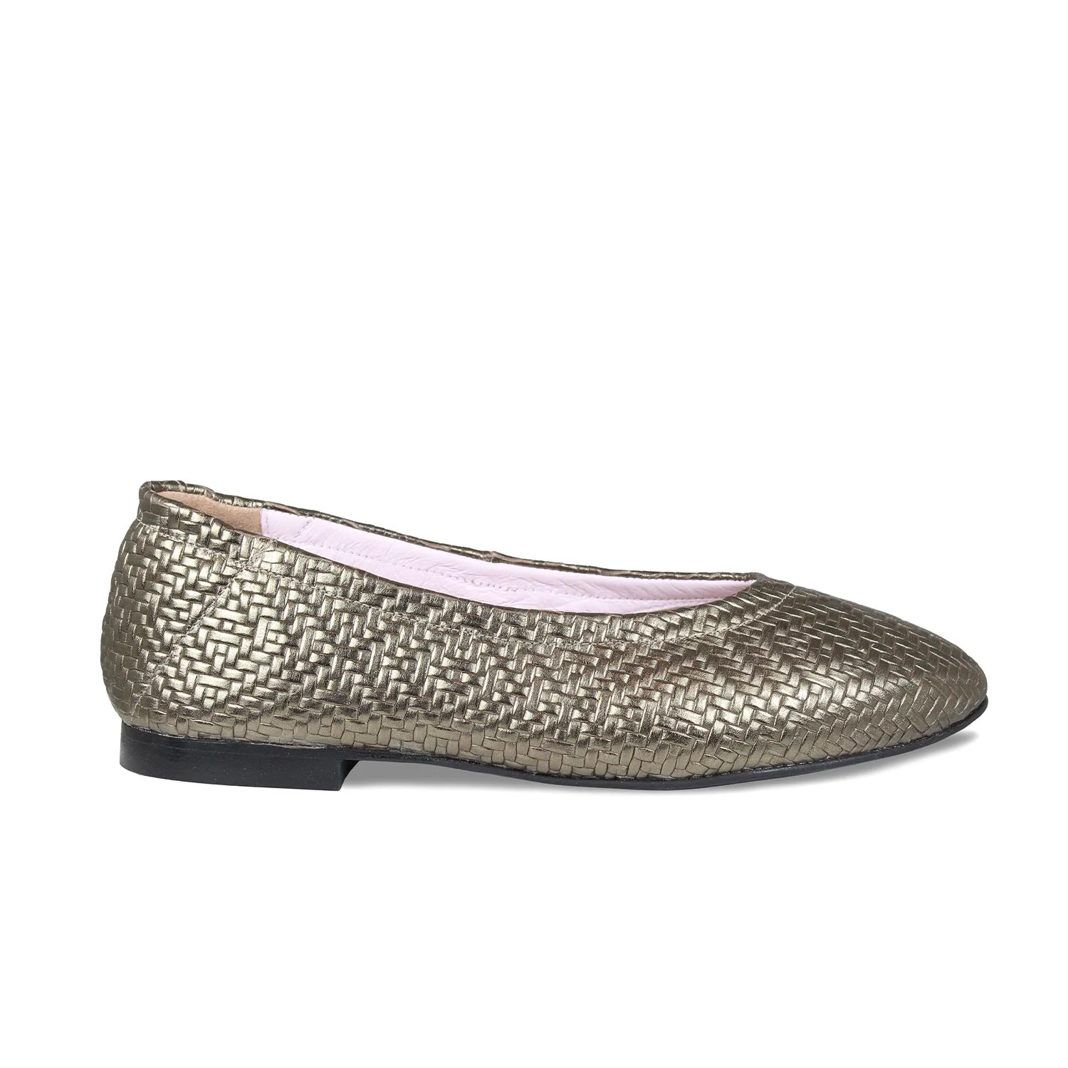 Luna: Pewter Weave Leather