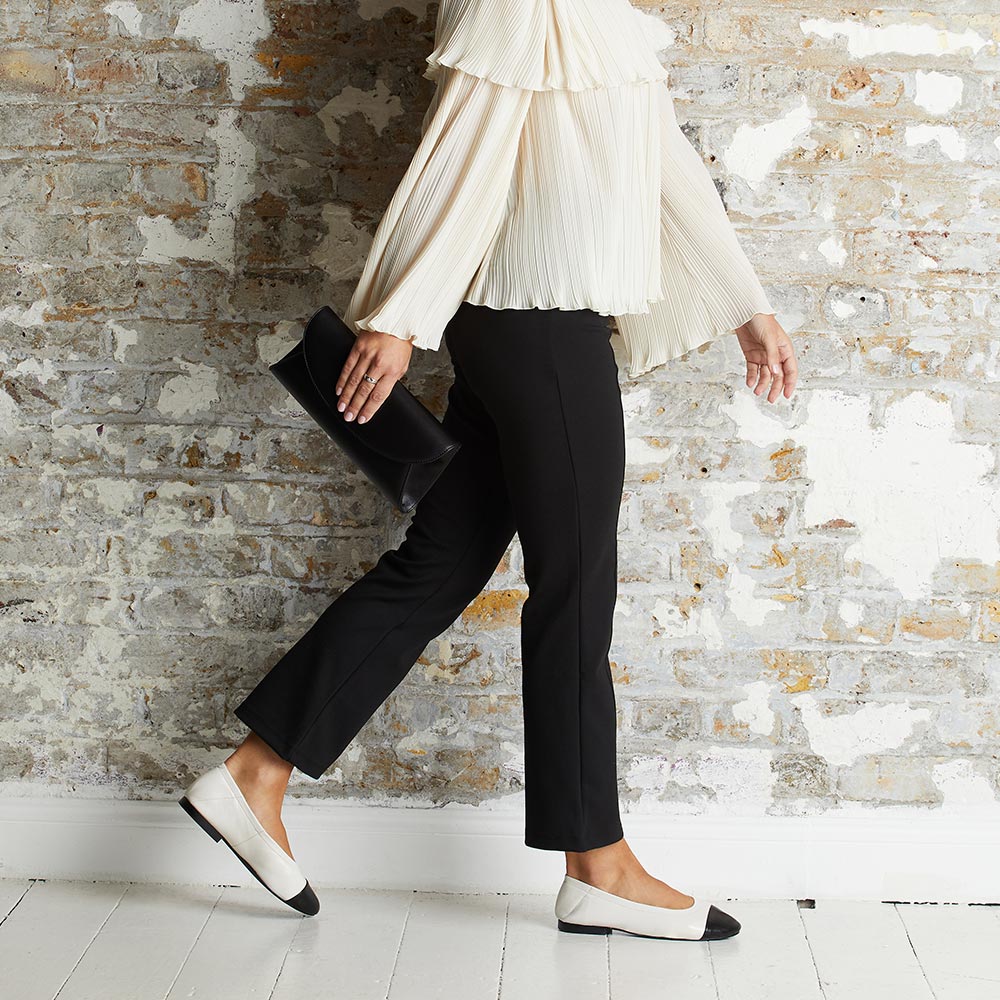 Luna: Ivory & Black Leather - Image 2