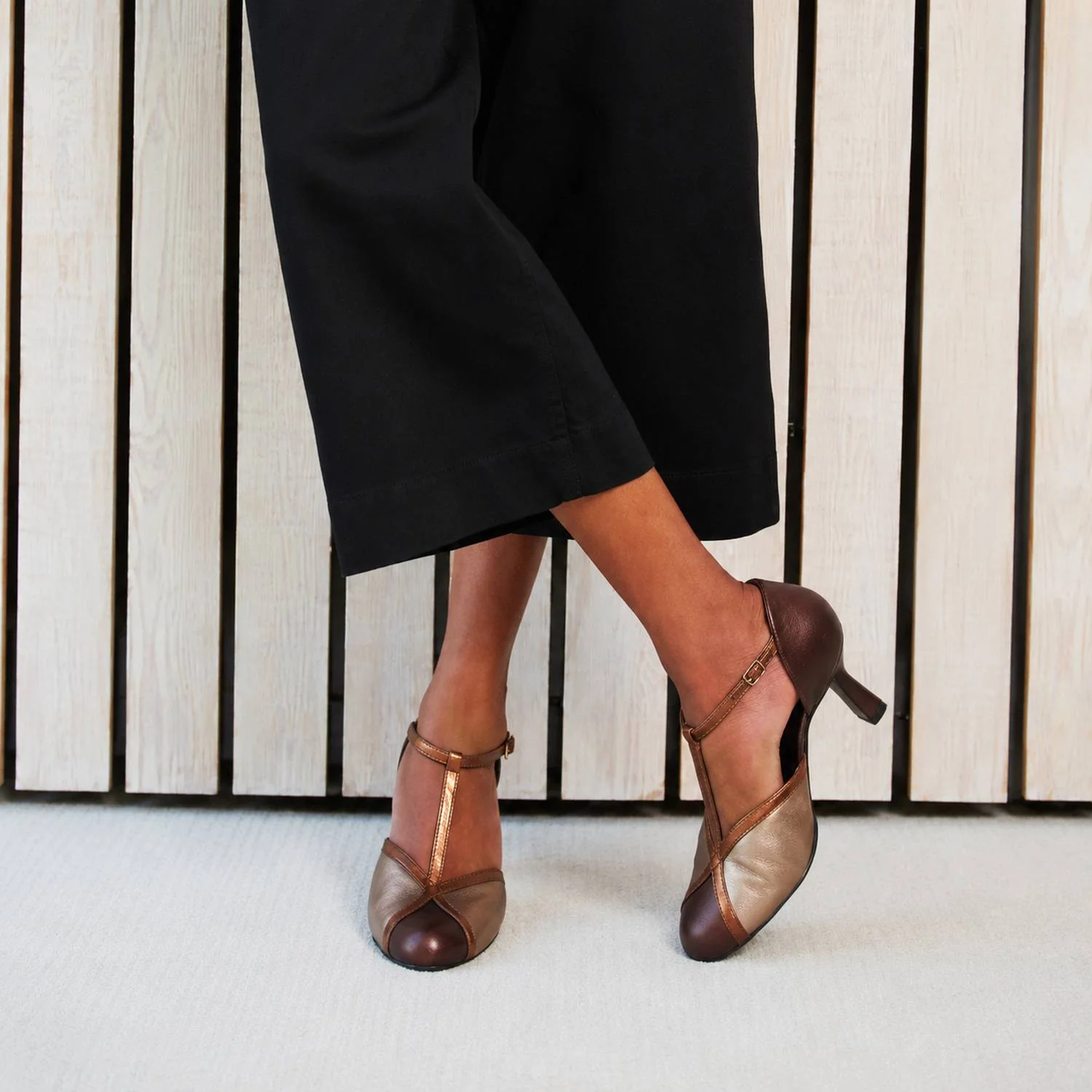 Margot: Metallic Brown Multi Leather - Image 2