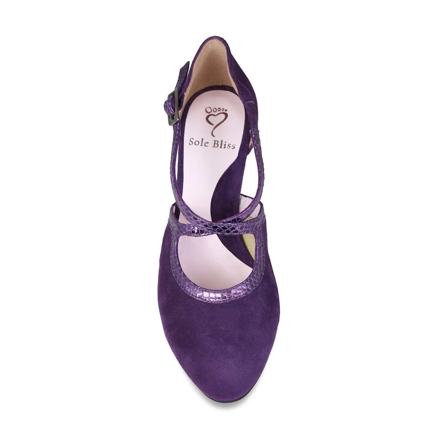 Meredith: Purple Suede & Snake - Image 5