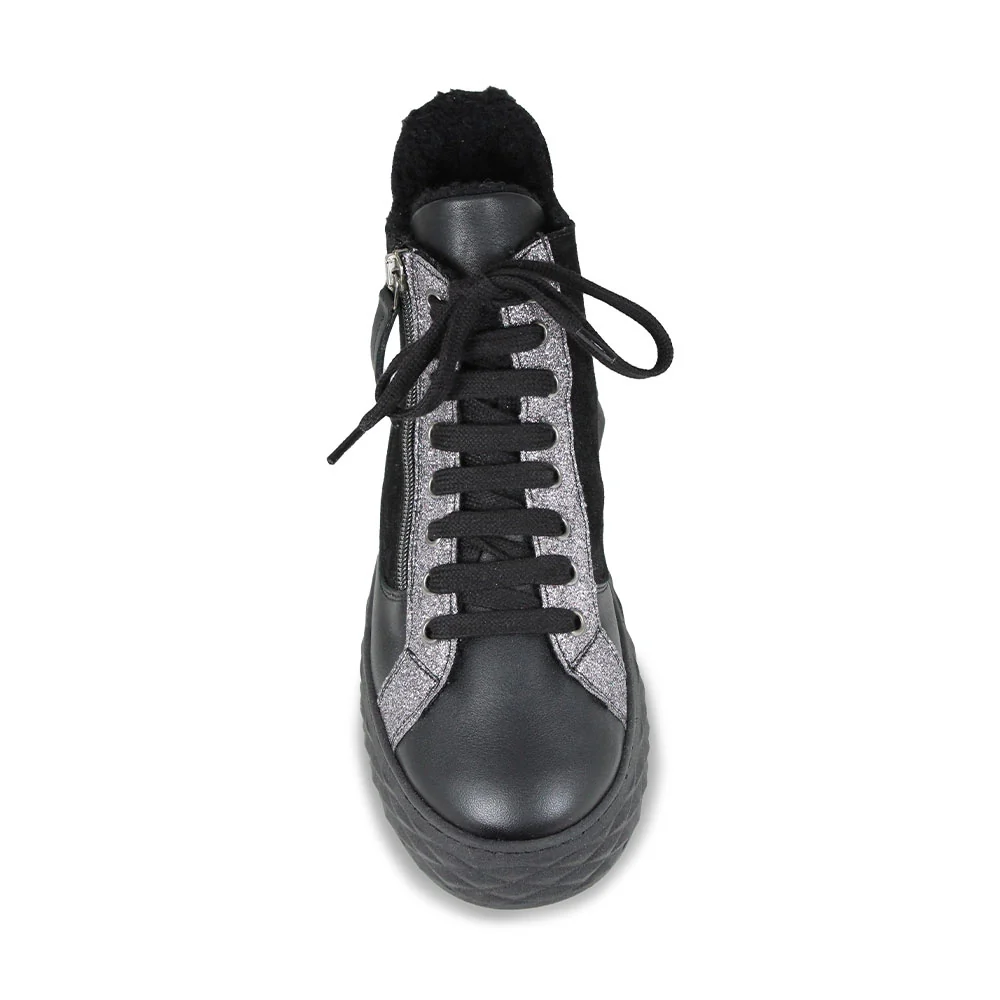 Parka Fur: Black Leather & Suede - Image 4