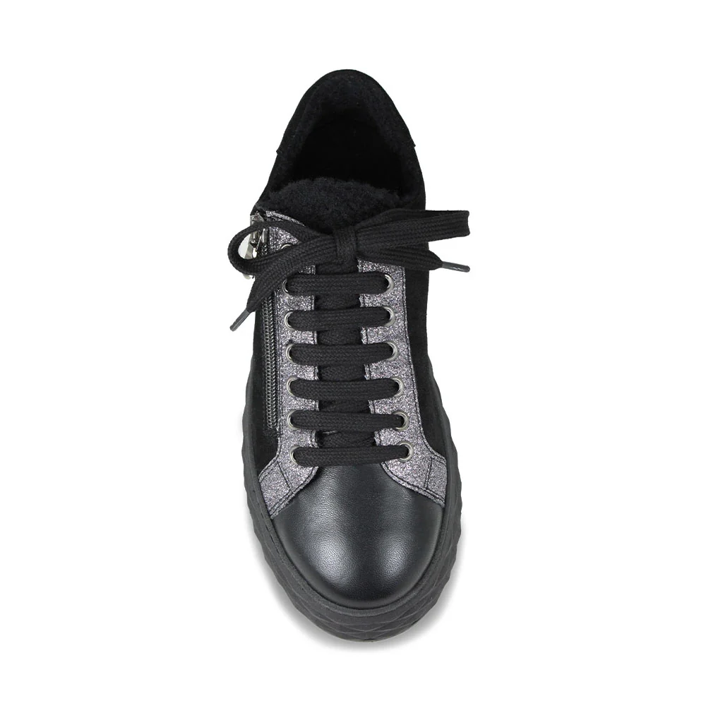 Porto Fur: Black Leather & Suede - Image 3