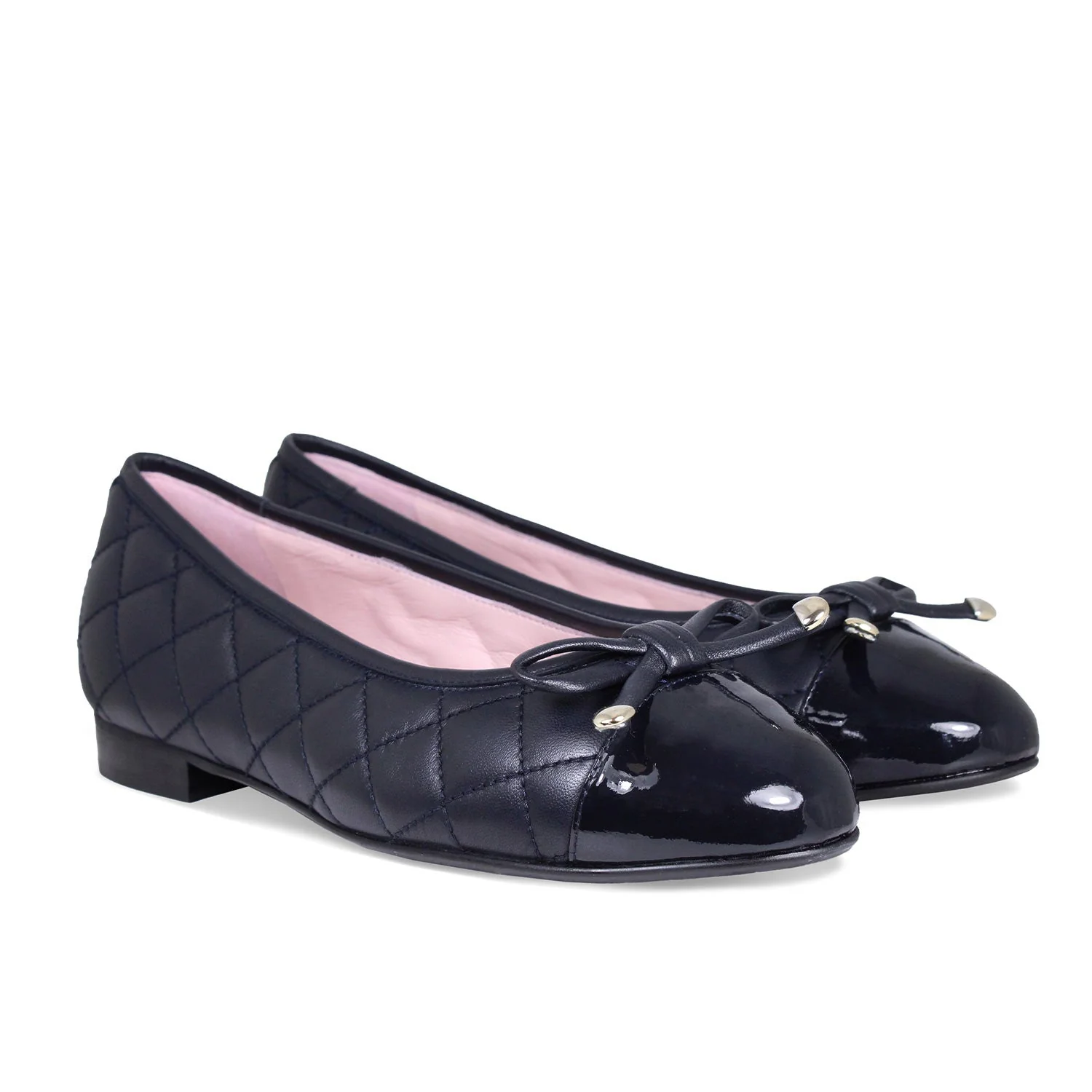 Royal: Navy Quilted Leather & Patent - Image 5