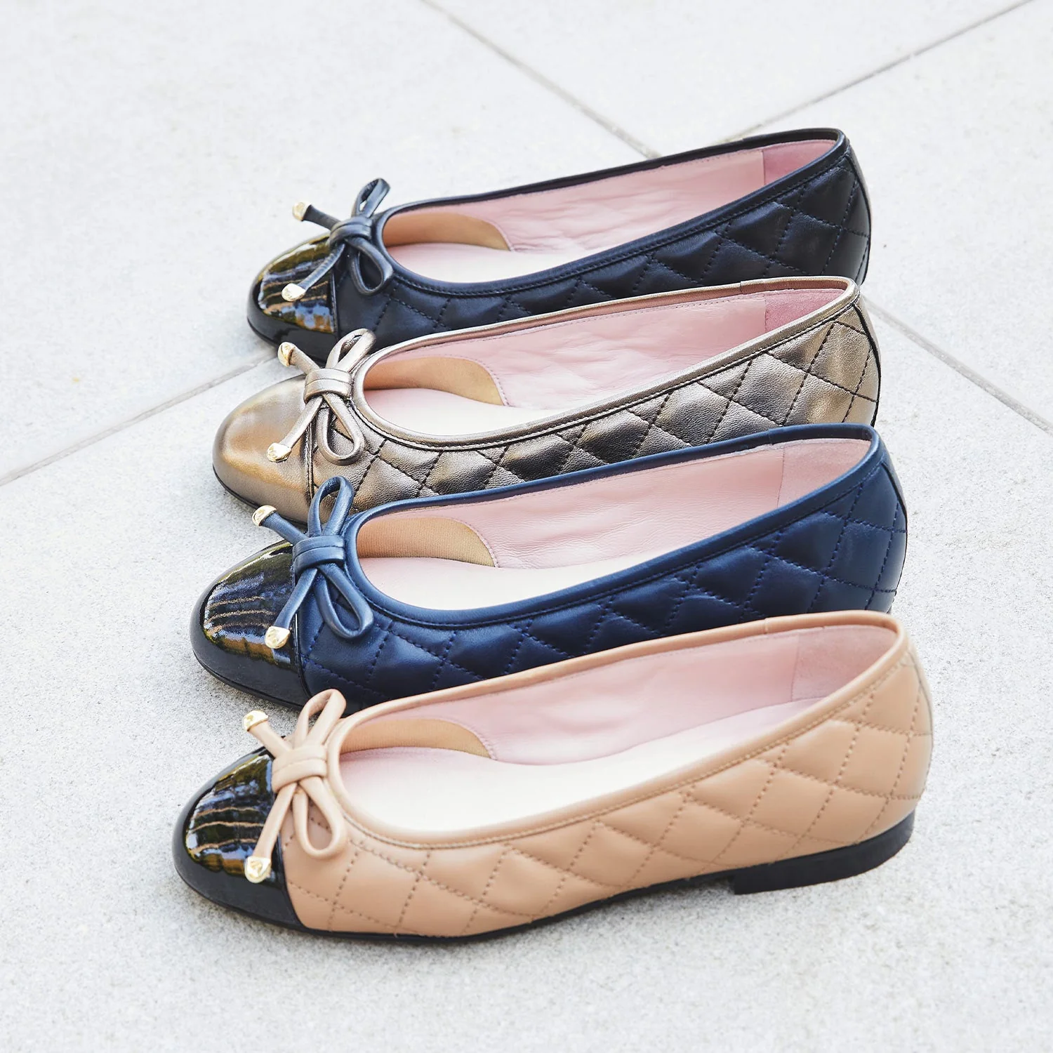 Royal: Navy Quilted Leather & Patent - Image 7