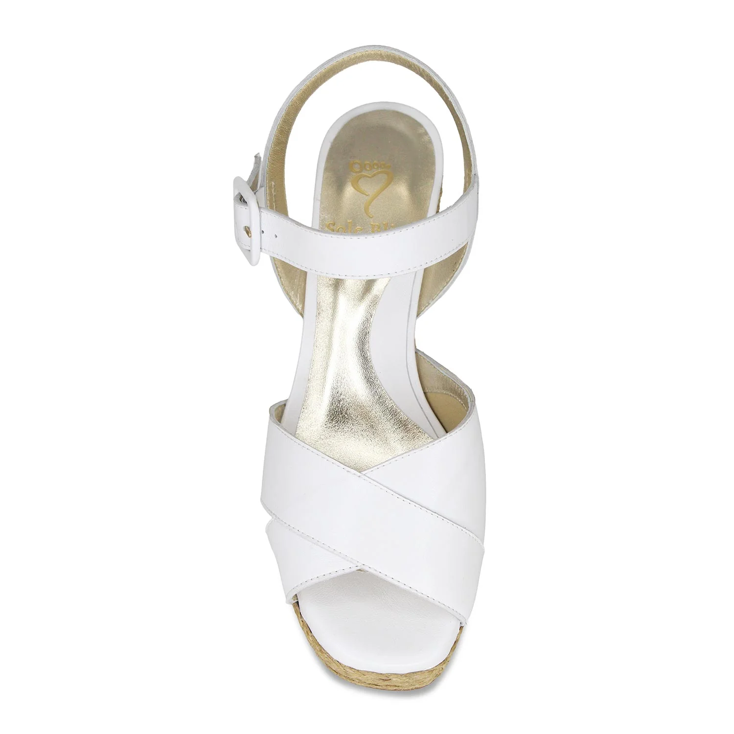 Ruby: White Leather & Jute - Image 3