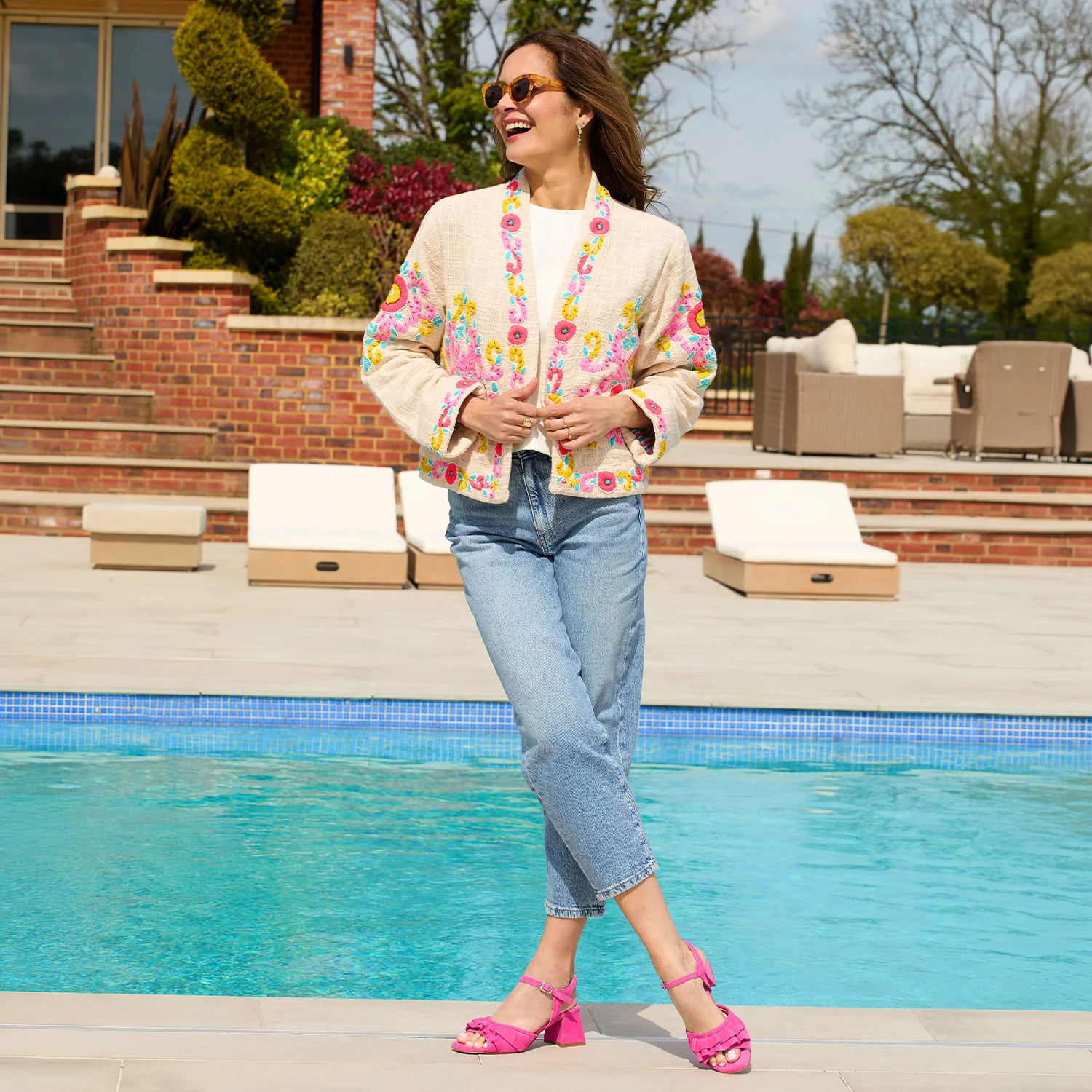 Sadie: Fuchsia Suede - Image 3