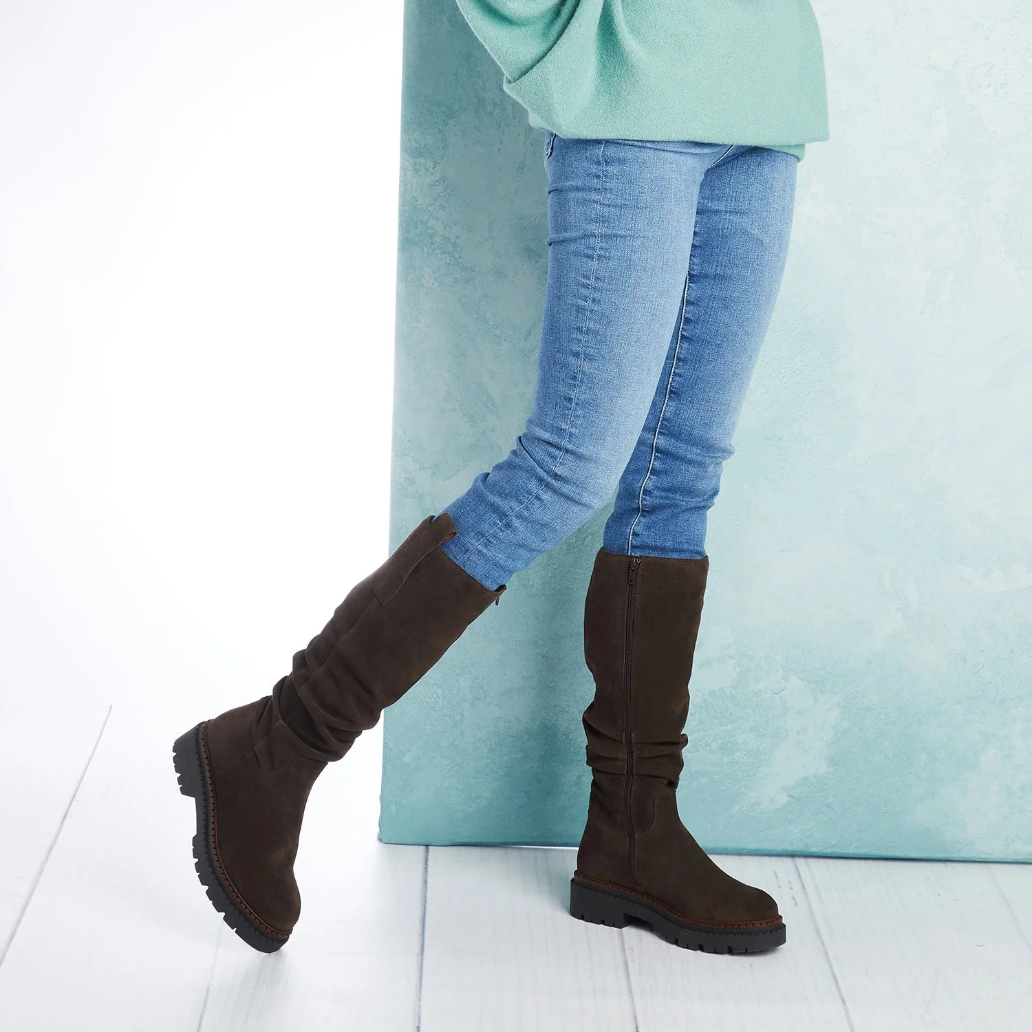 Sloane: Chocolate Brown Suede - Image 2