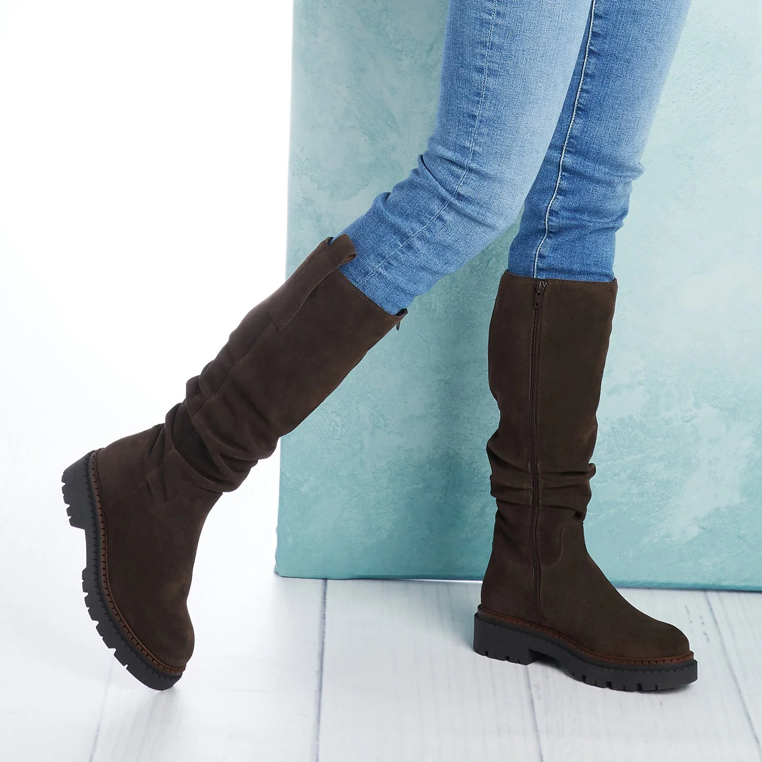 Sloane: Chocolate Brown Suede - Image 4