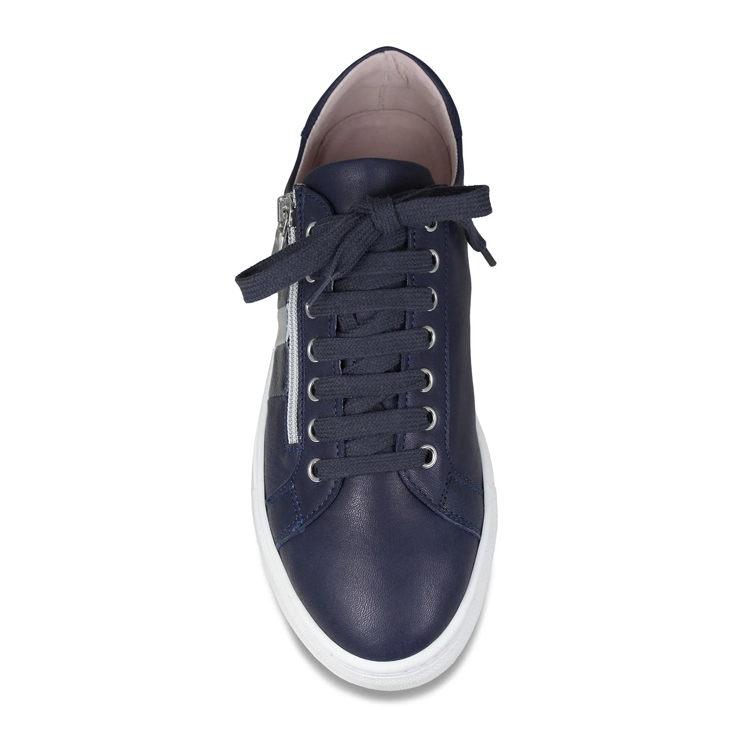 Sprint: Navy Leather & Silver - Image 3