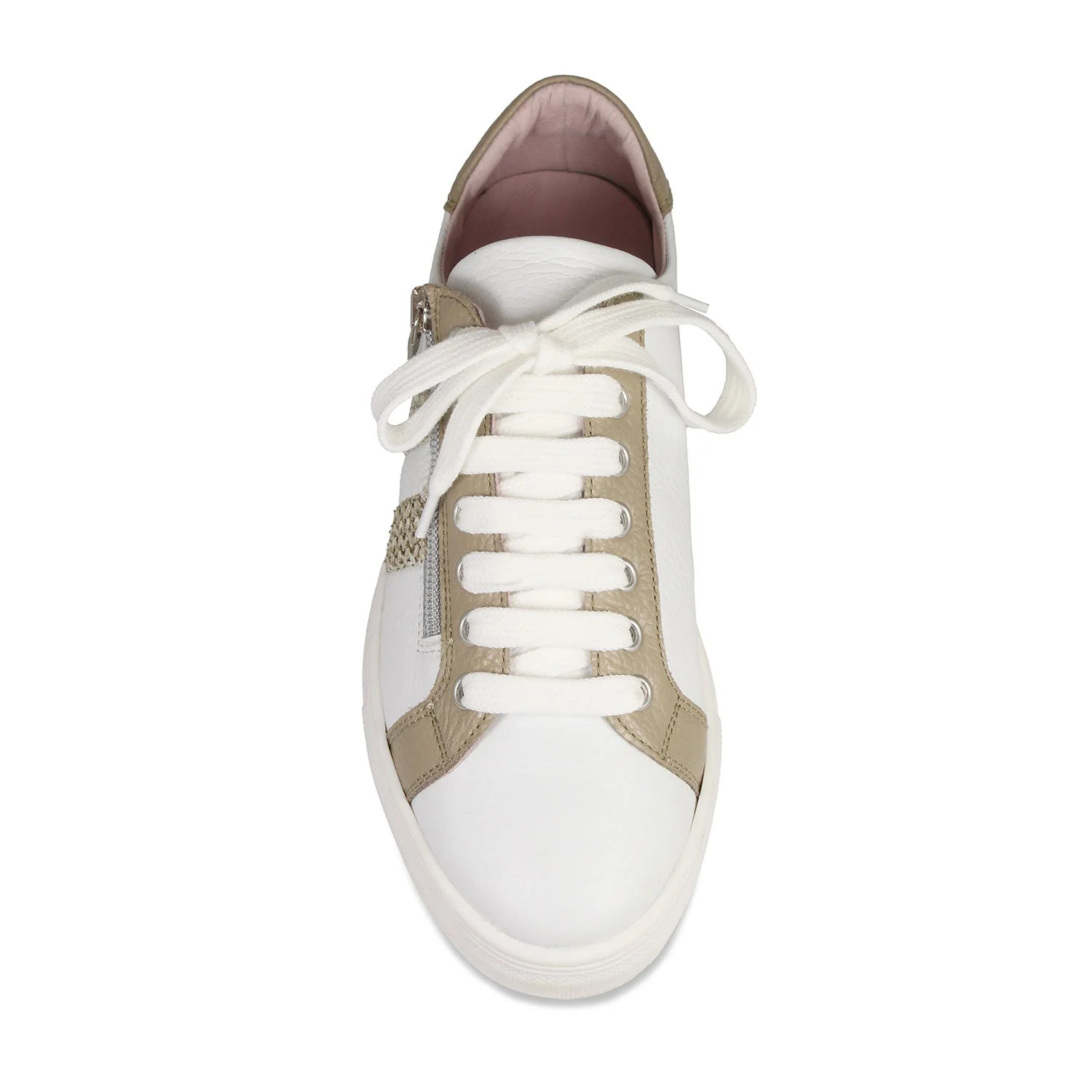 Sprint: White Leather & Raffia - Image 3