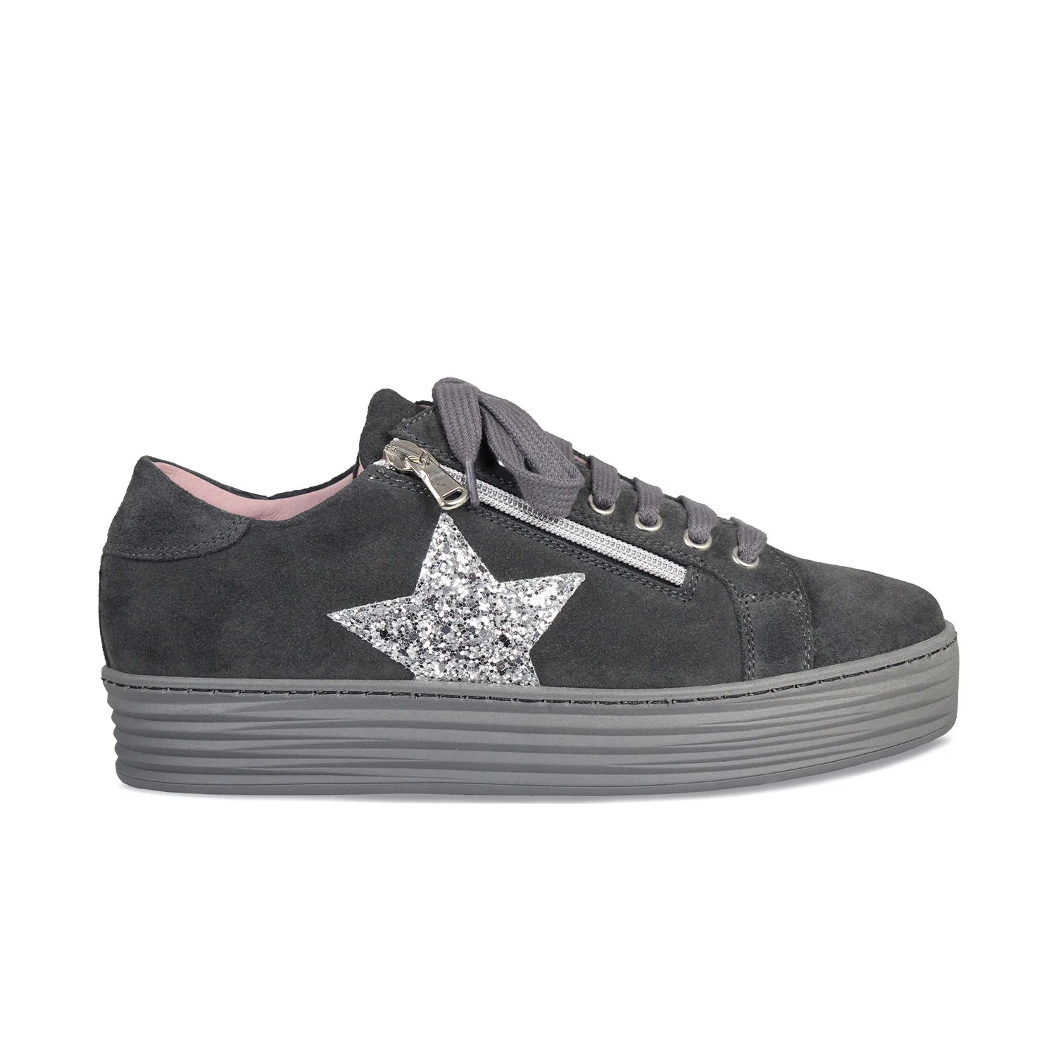 Star: Grey Suede & Glitz