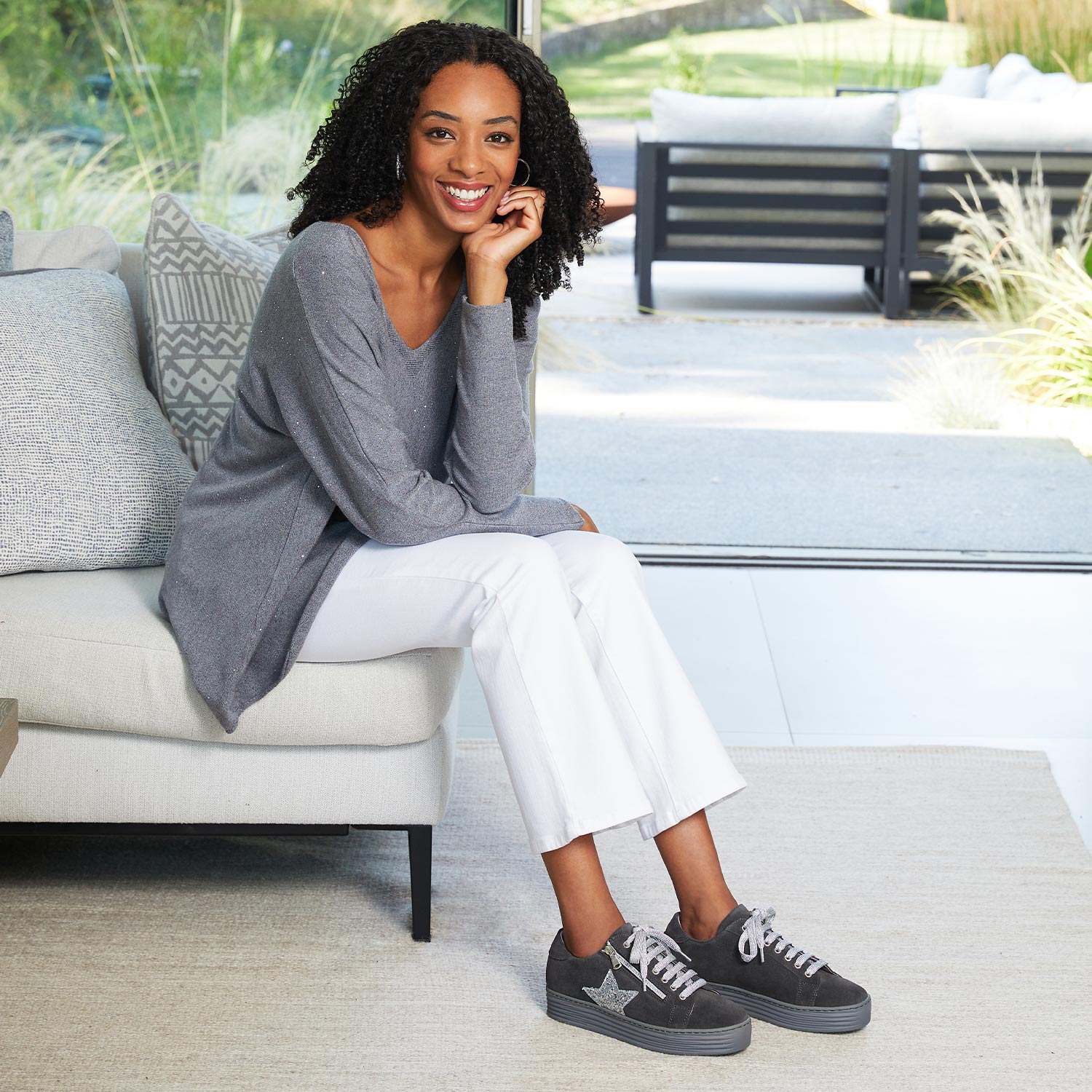 Star: Grey Suede & Glitz - Image 2